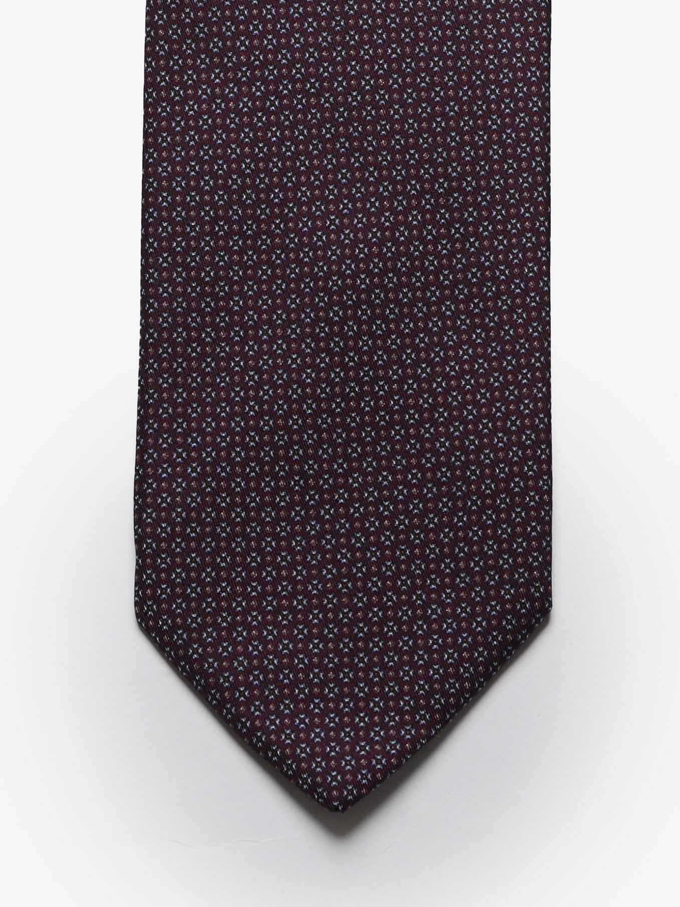 Cravatta sartoriale 7 pieghe - Rosso Scuro - Comella Sartoria