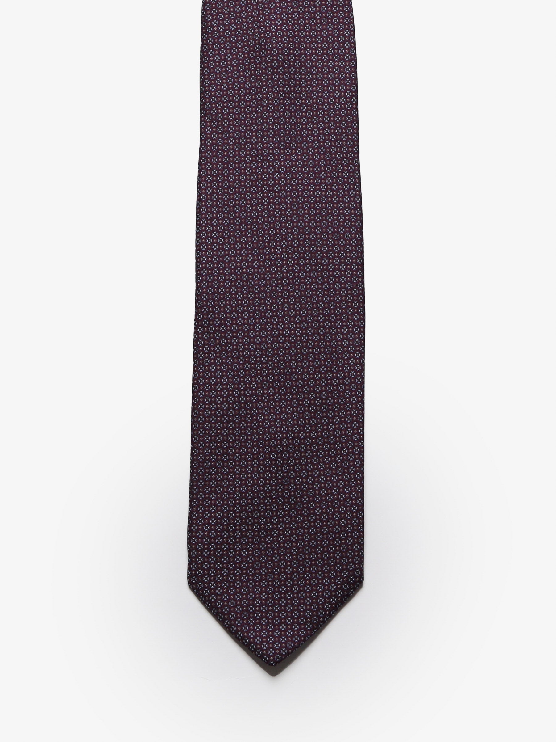 Cravatta sartoriale 7 pieghe - Rosso Scuro