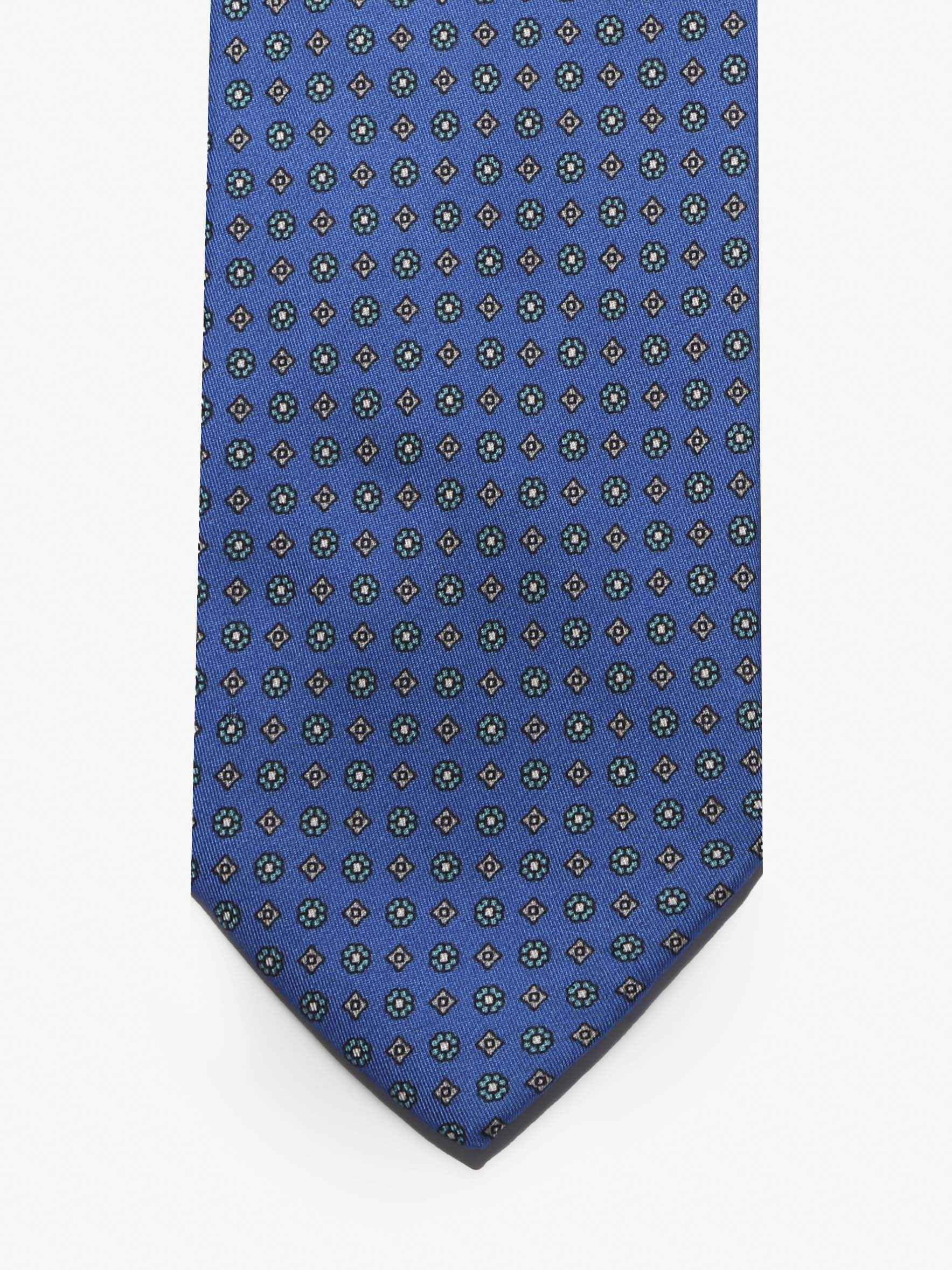 Cravatta sartoriale 7 pieghe - Blu - Comella Sartoria