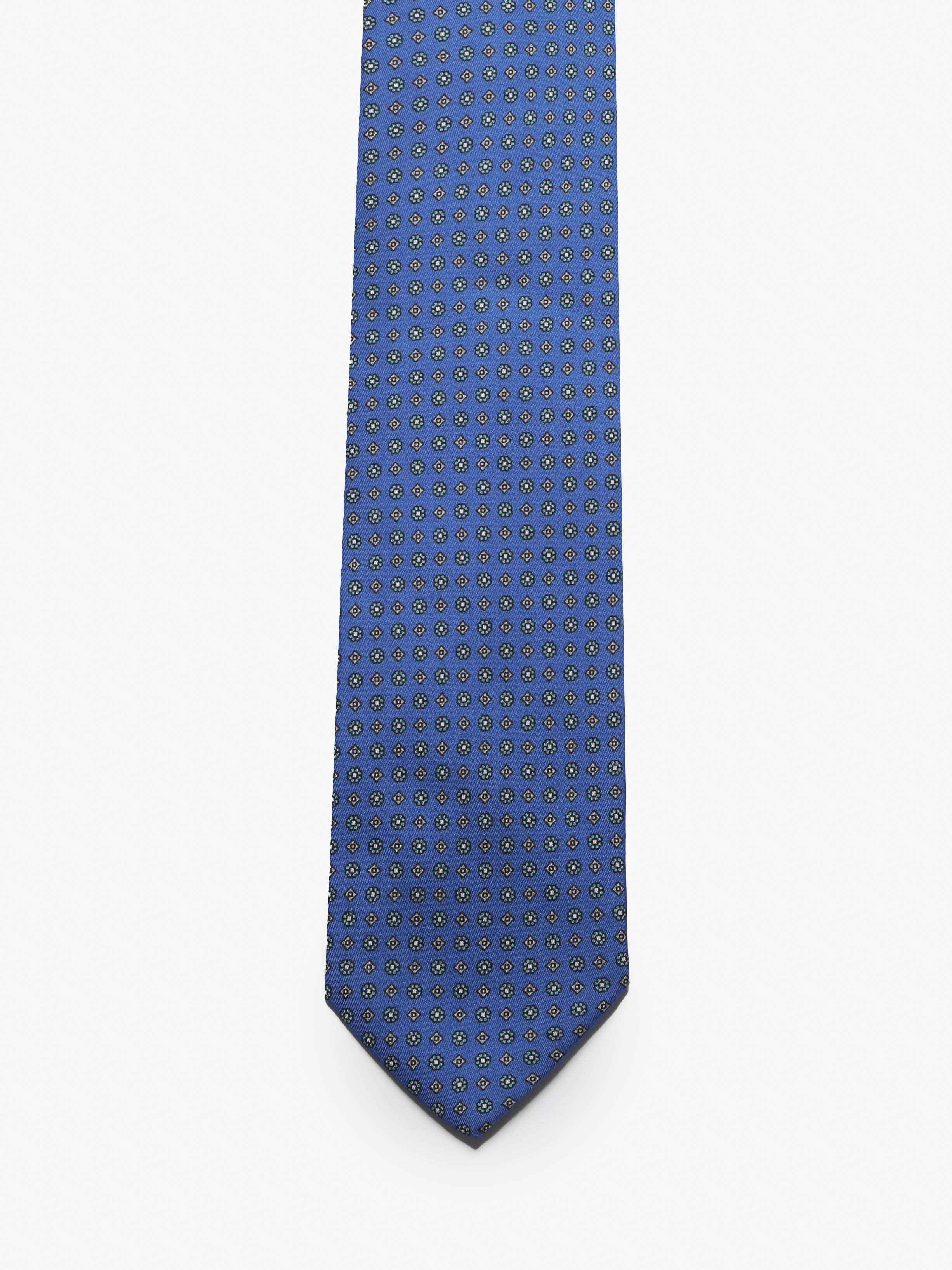 Cravatta sartoriale 7 pieghe - Blu - Comella Sartoria