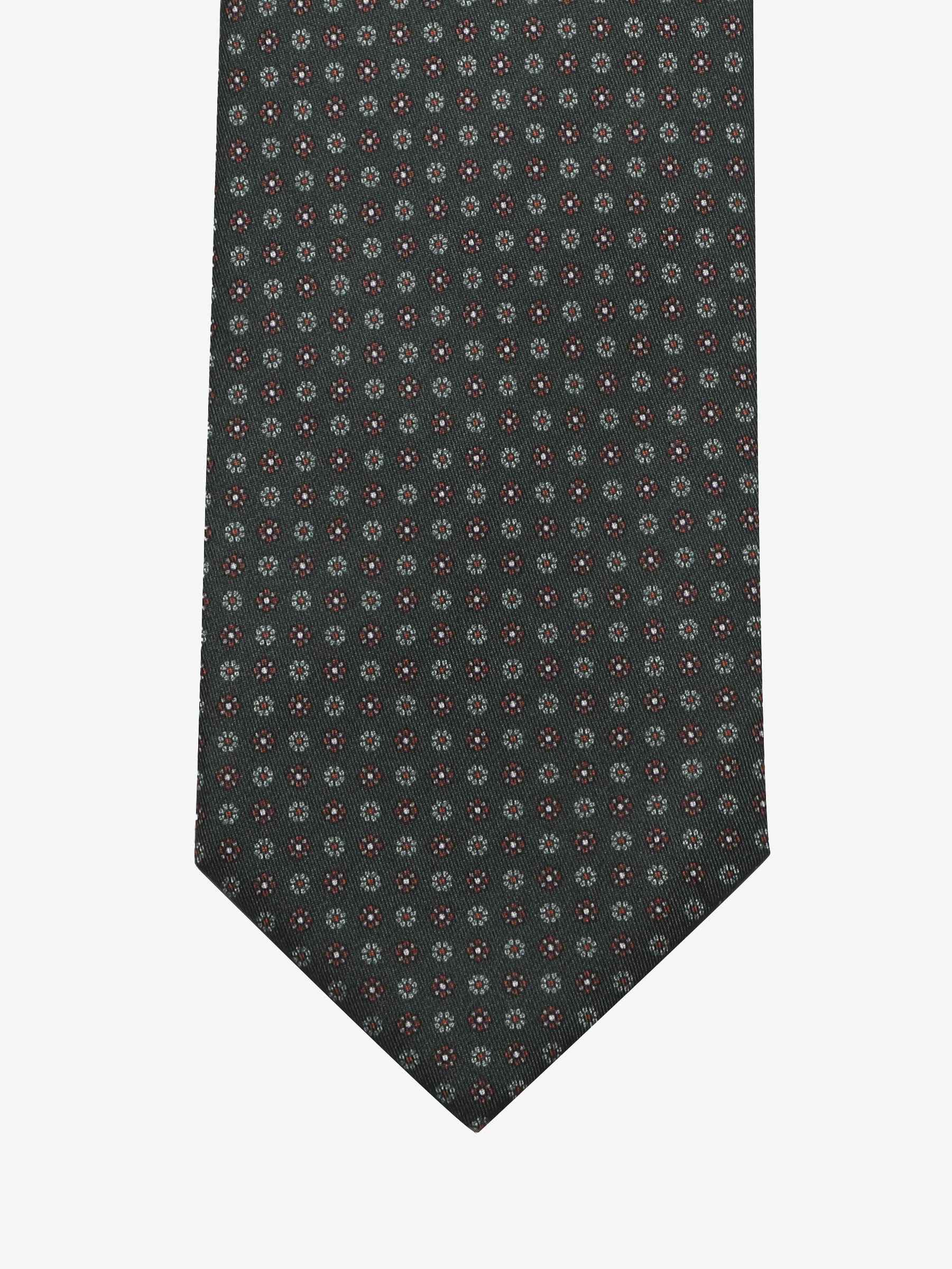 Cravatta sartoriale 7 pieghe - Verde - Comella Sartoria