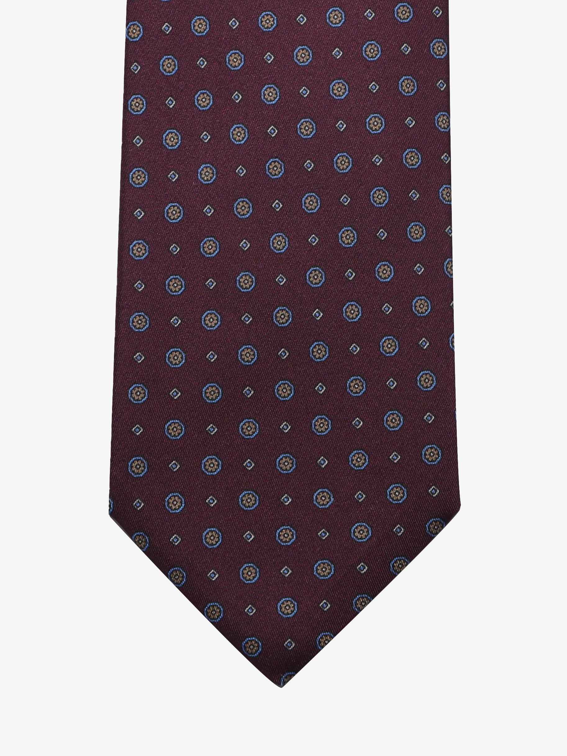 Cravatta sartoriale 7 pieghe - Rosso - Comella Sartoria