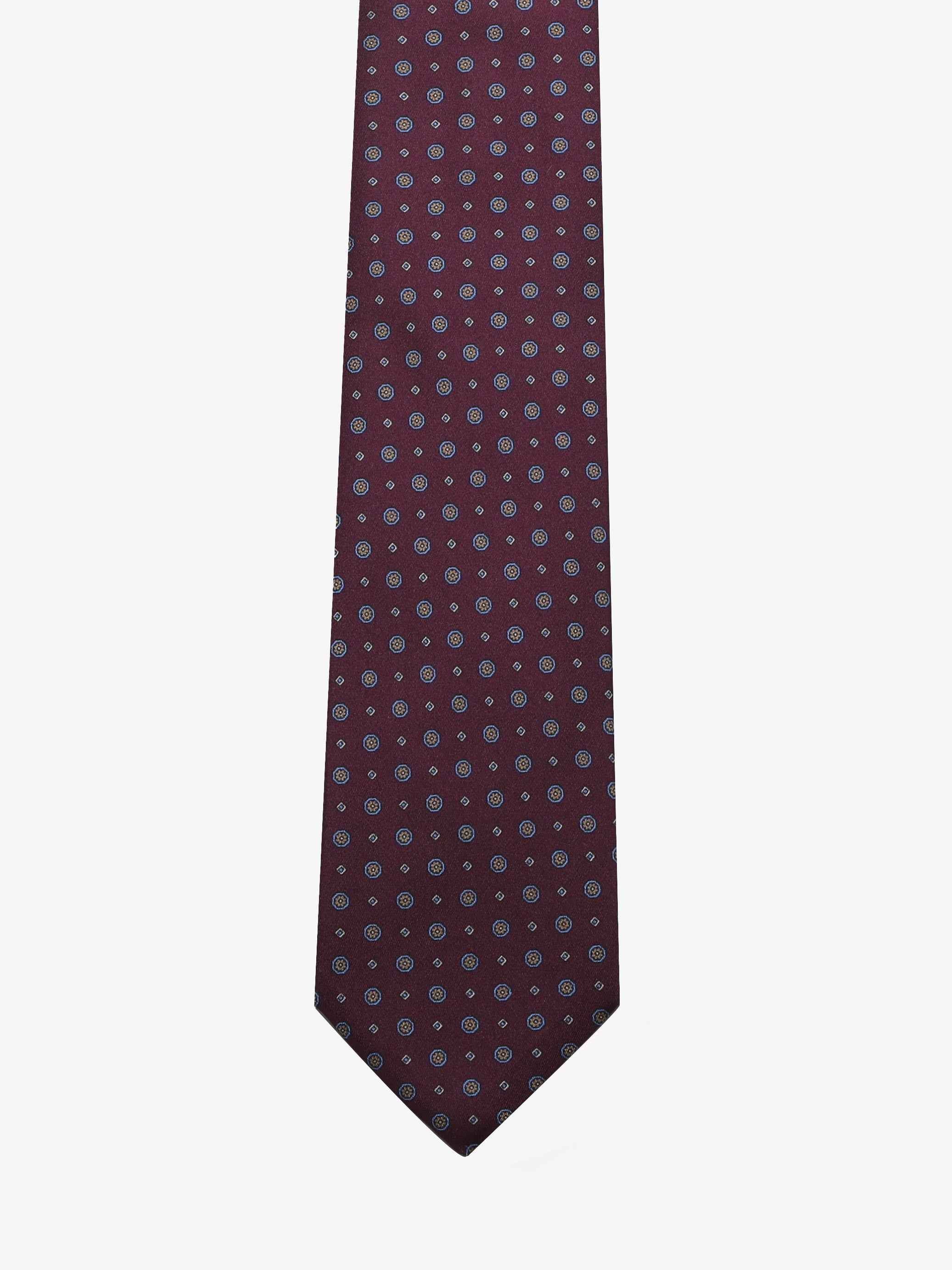 Cravatta sartoriale 7 pieghe - Rosso - Comella Sartoria