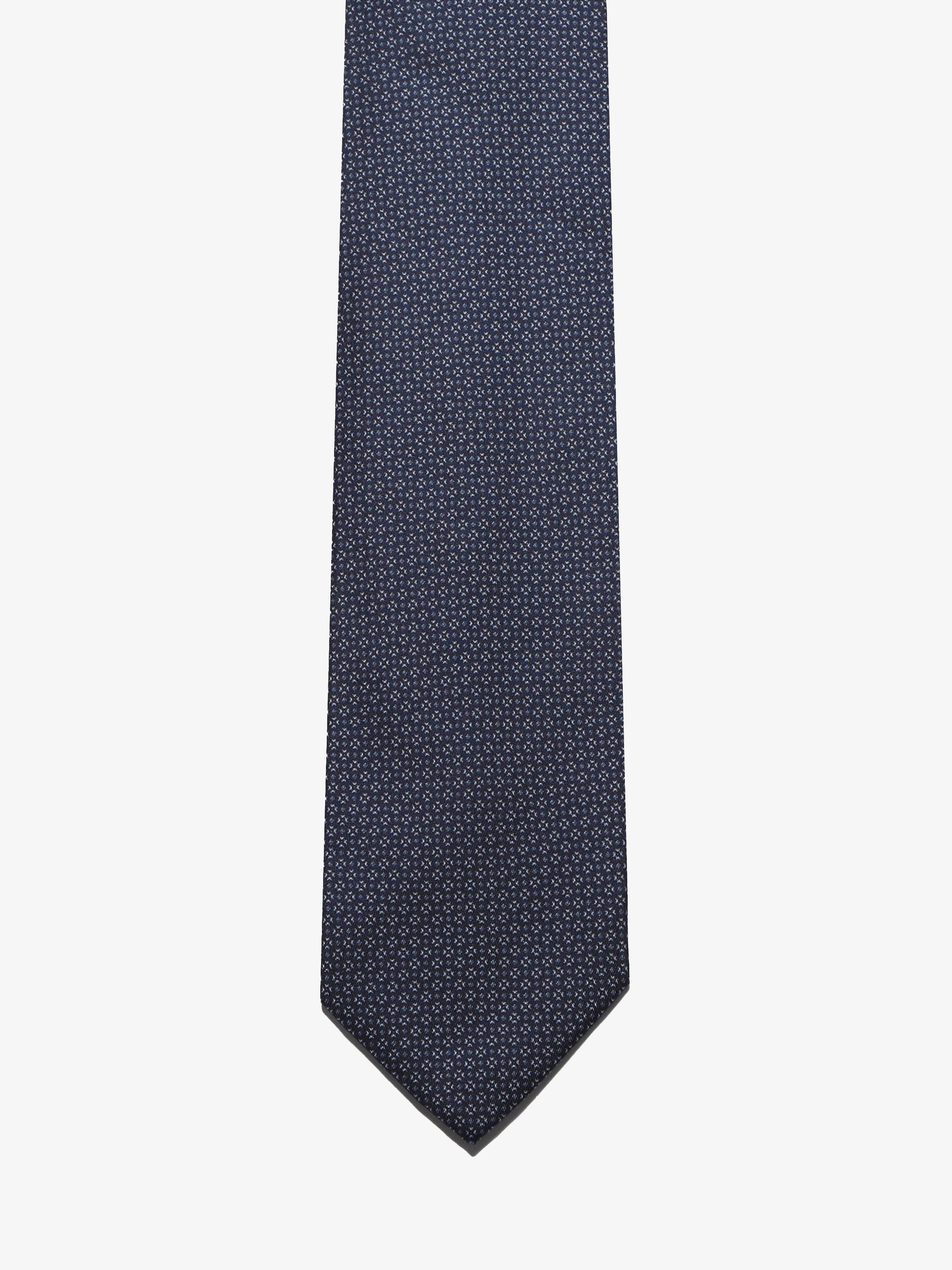 Cravatta sartoriale 7 pieghe - Blu