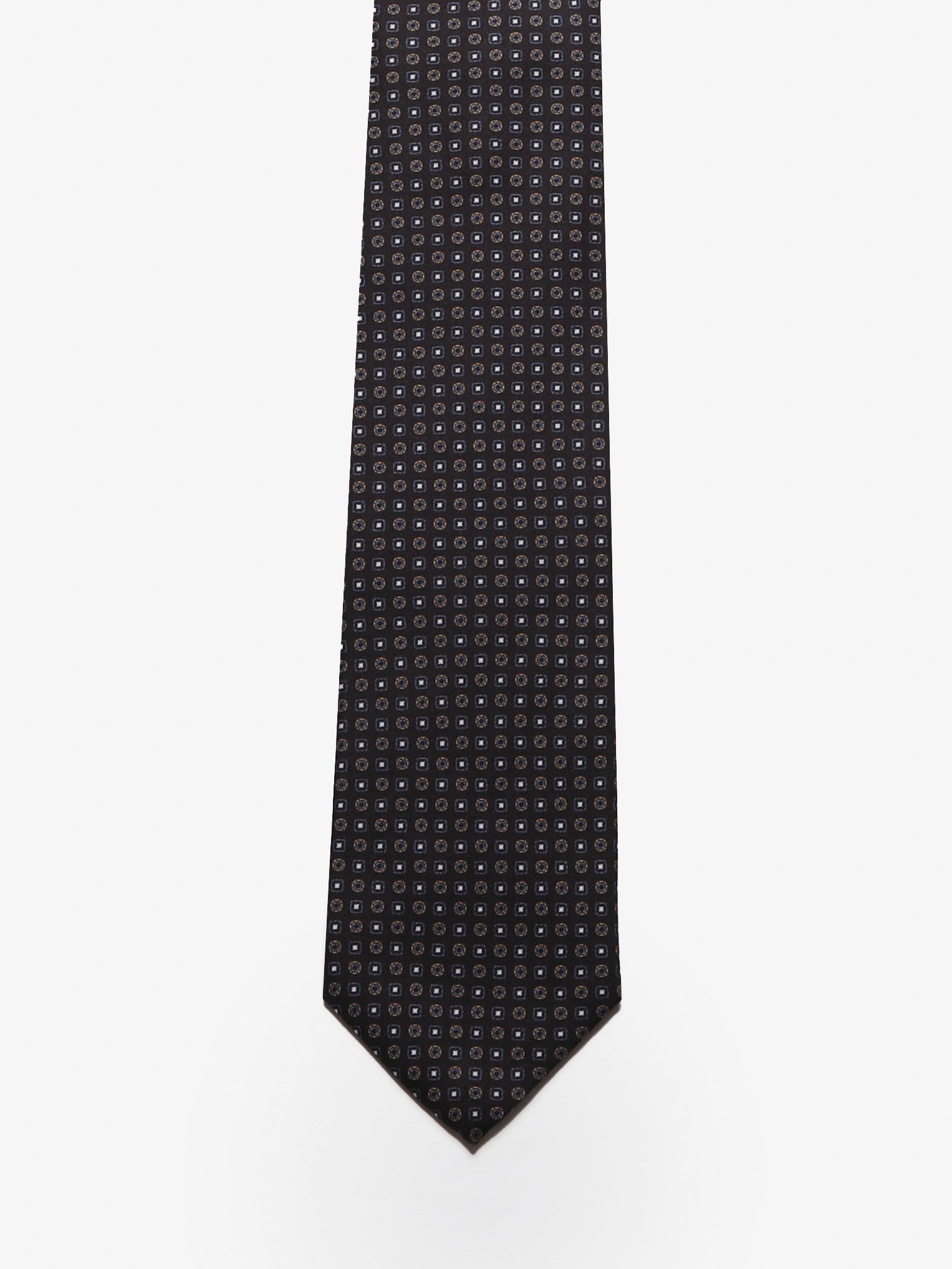 Cravatta sartoriale 7 pieghe - Blu