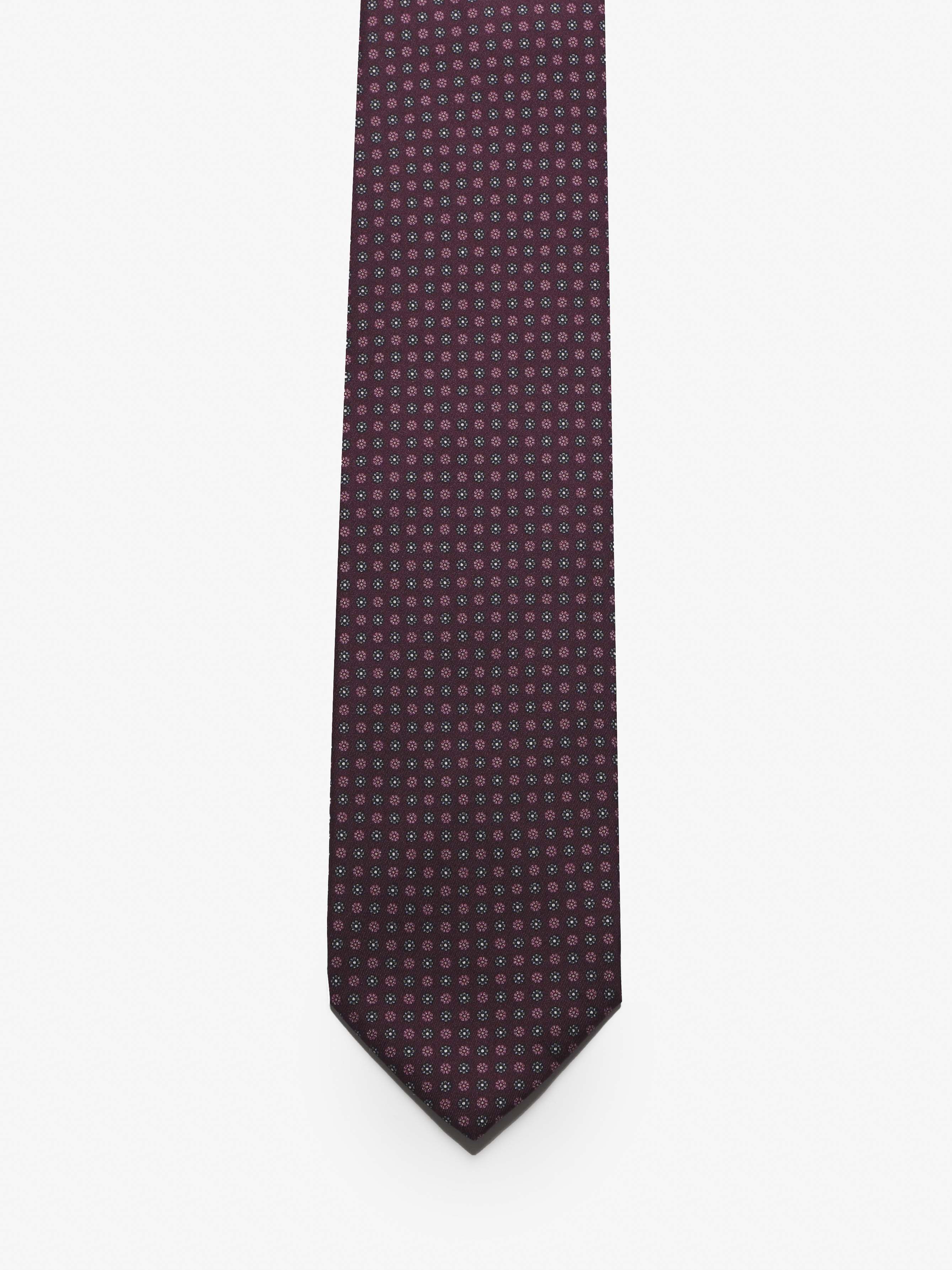 Cravatta sartoriale 7 pieghe - Rossa