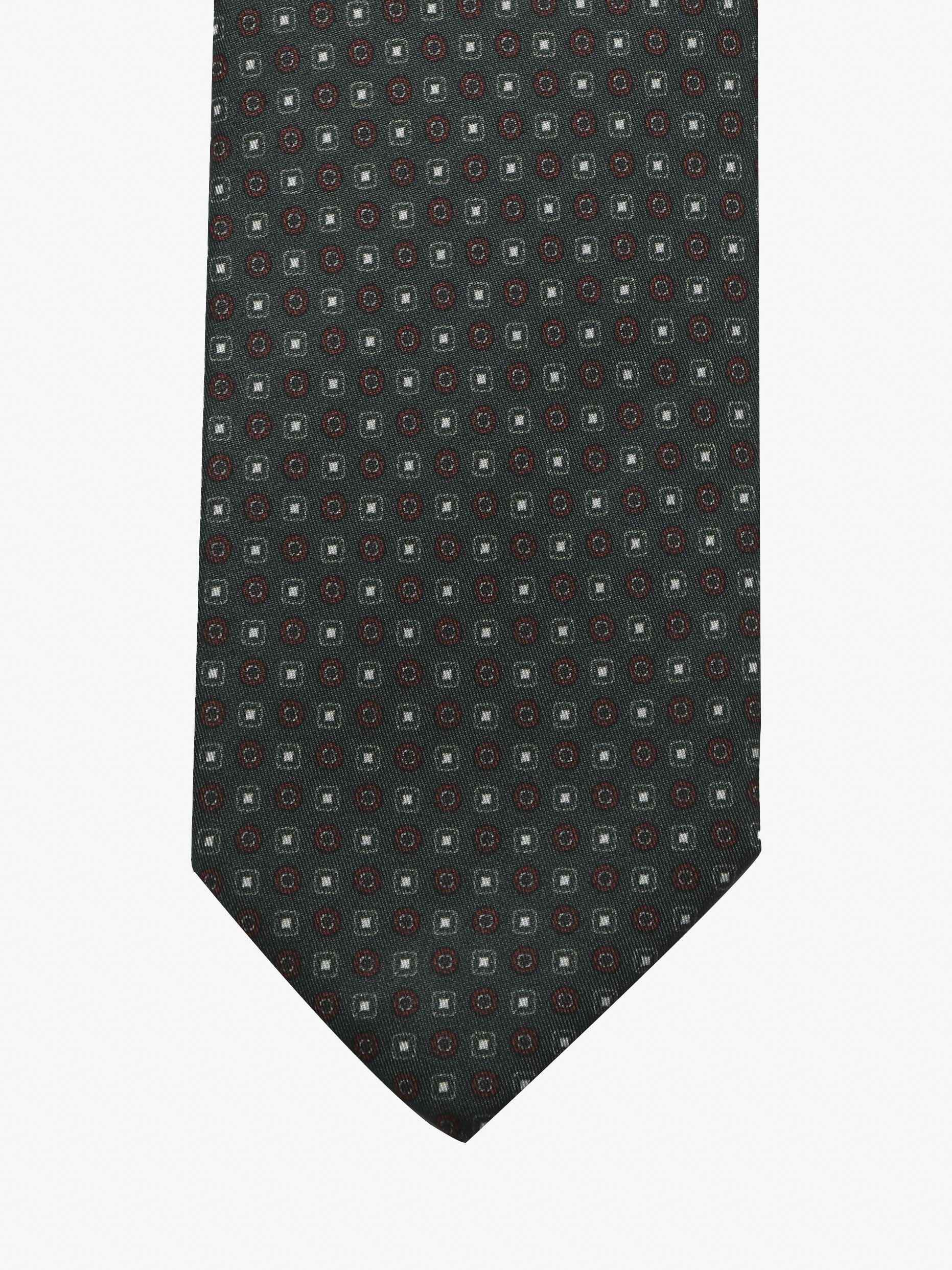 Cravatta sartoriale 7 pieghe - Verde - Comella Sartoria