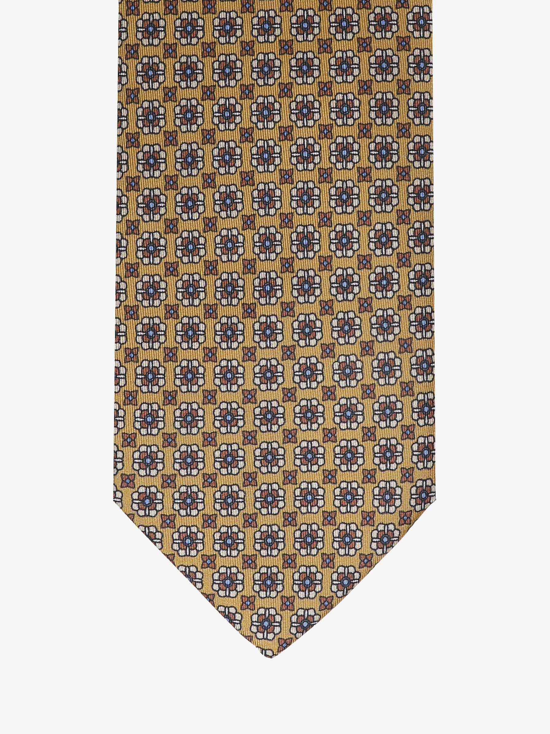 Cravatta con fantasia - Gialla - Comella Sartoria