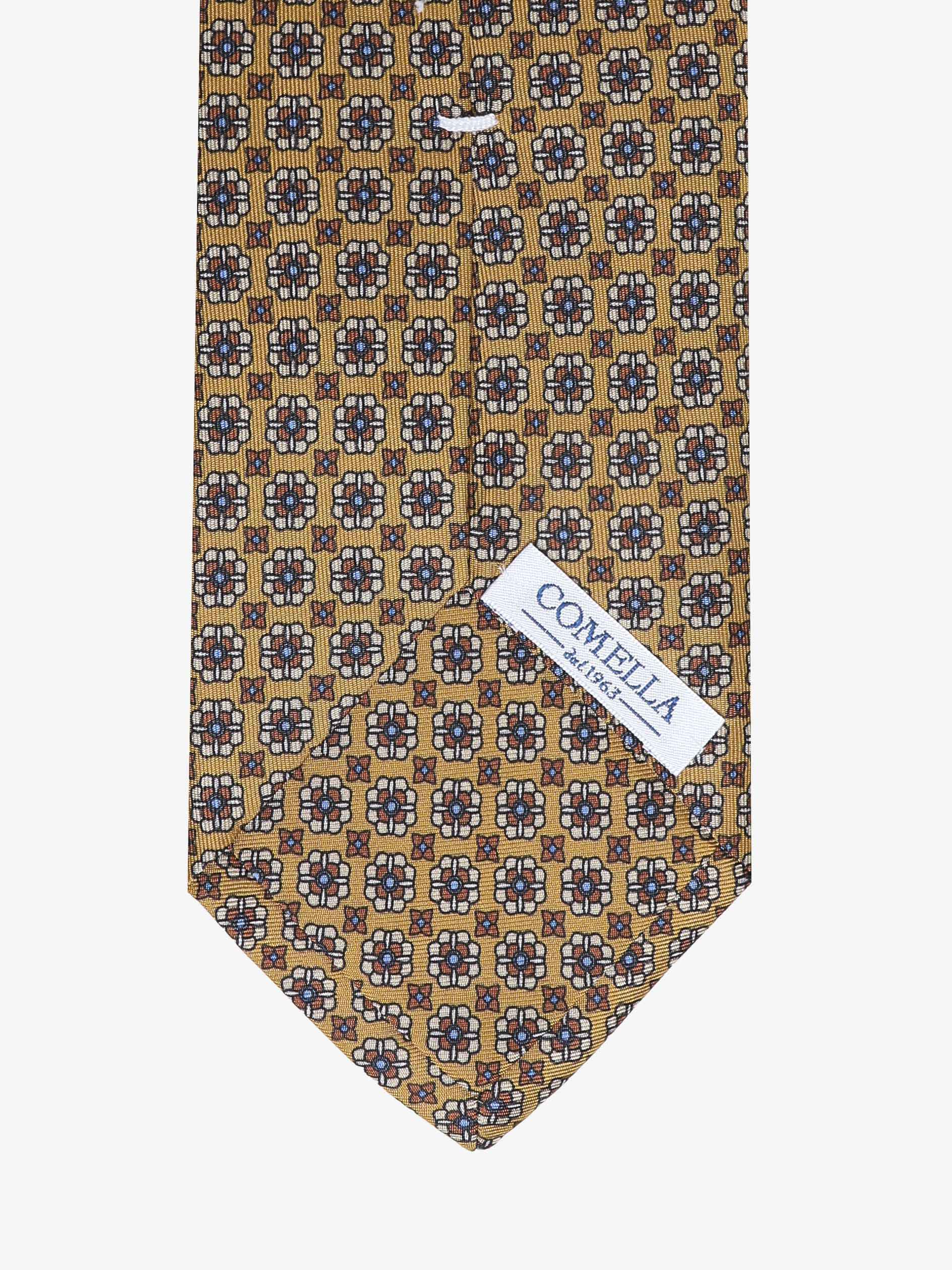 Cravatta con fantasia - Gialla - Comella Sartoria