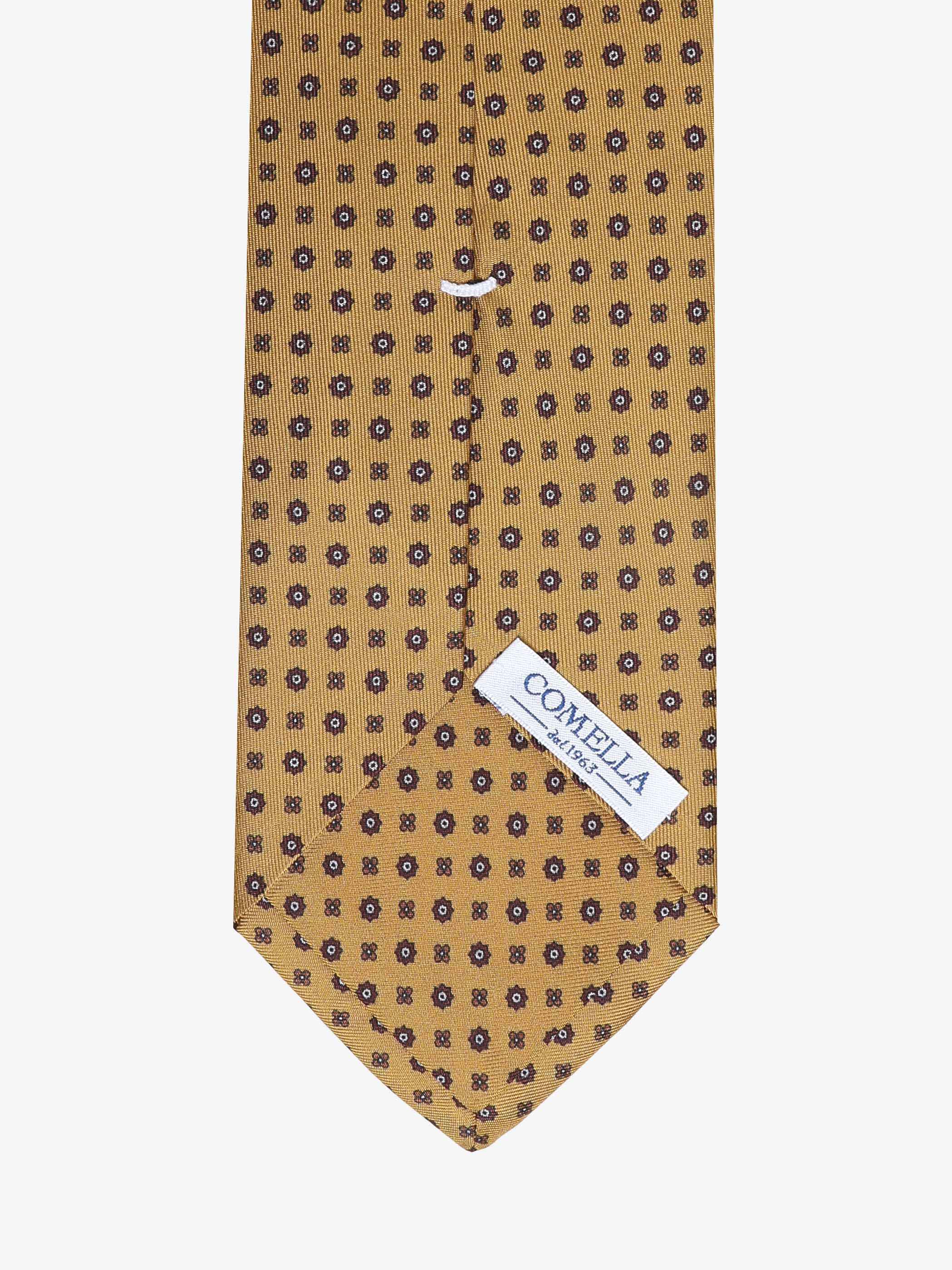 Cravatta con fantasia - Gialla - Comella Sartoria