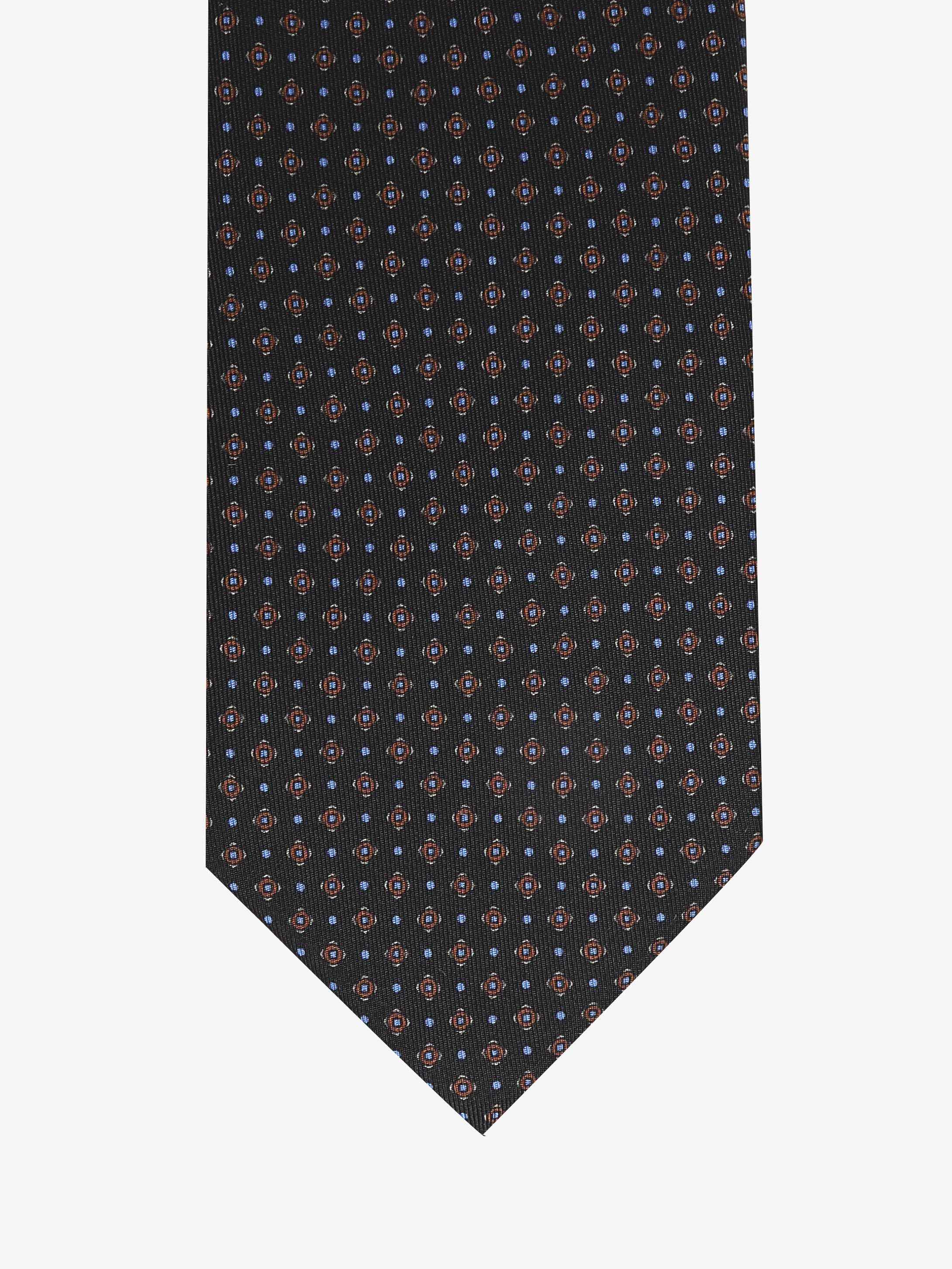 Cravatta con fantasia - Blu Scuro - Comella Sartoria