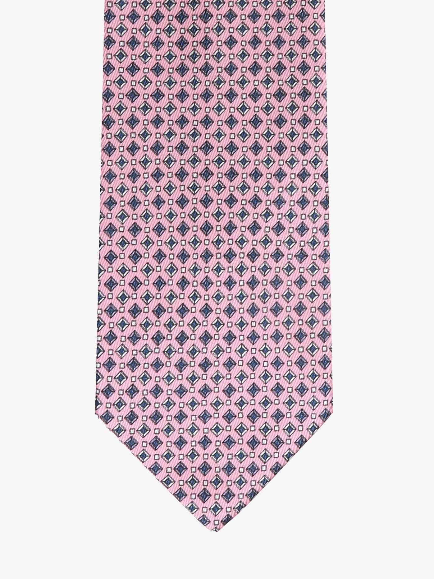 Cravatta con fantasia - Rosa - Comella Sartoria