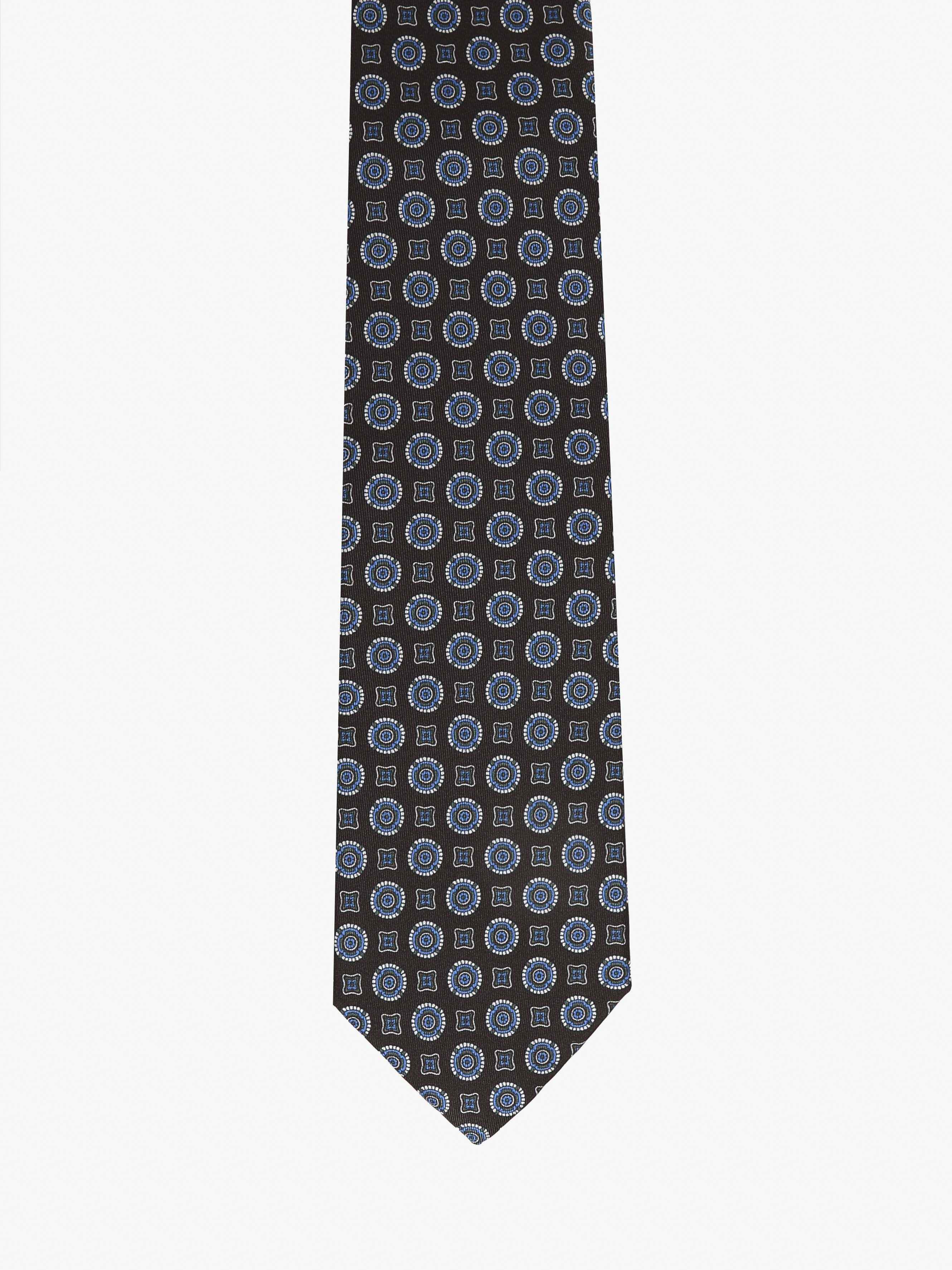 Cravatta con fantasia - Blu Scuro - Comella Sartoria