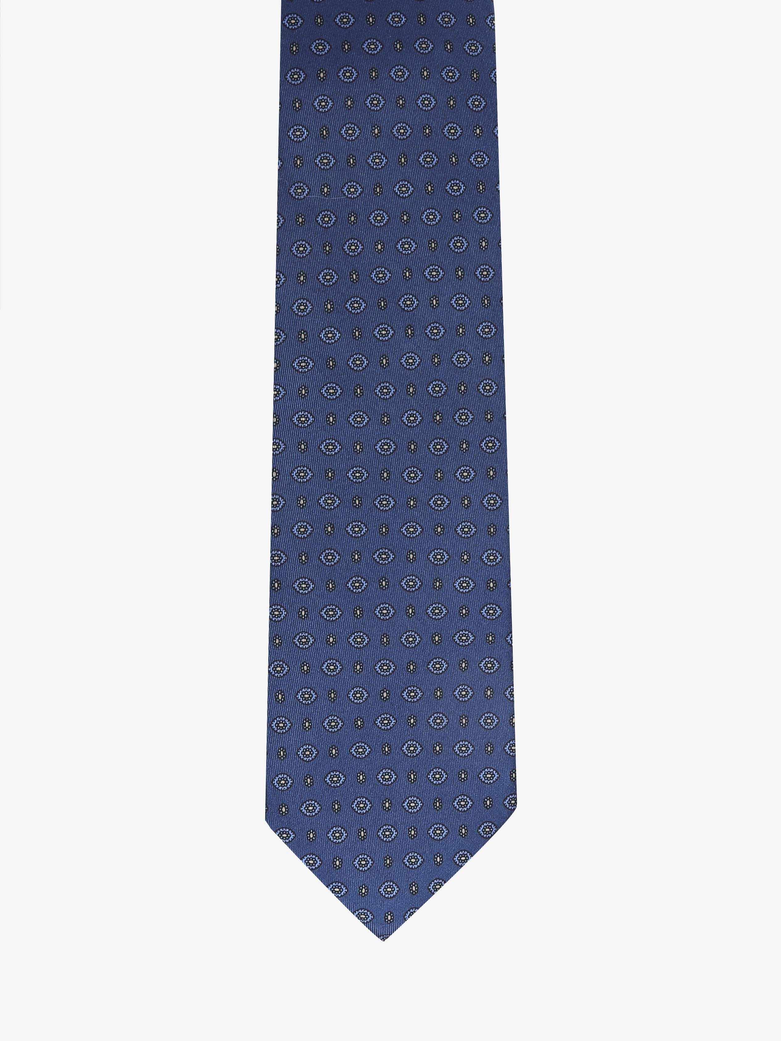 Cravatta con fantasia - Blu - Comella Sartoria