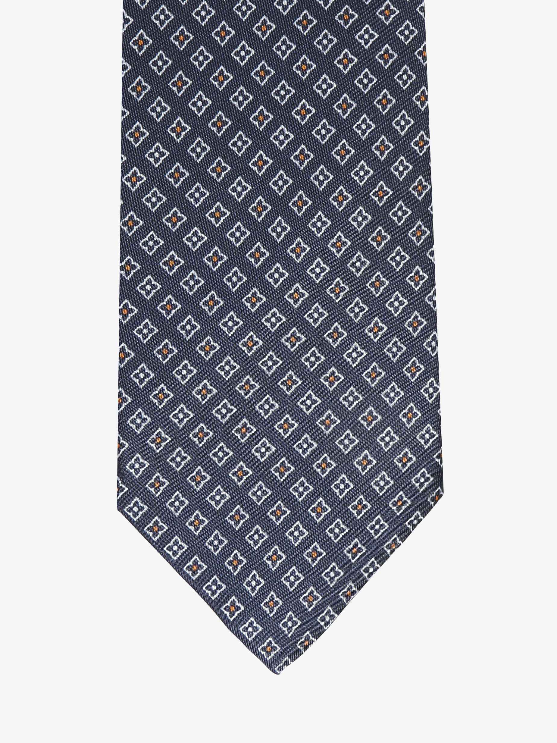 Cravatta con fantasia - Blu - Comella Sartoria