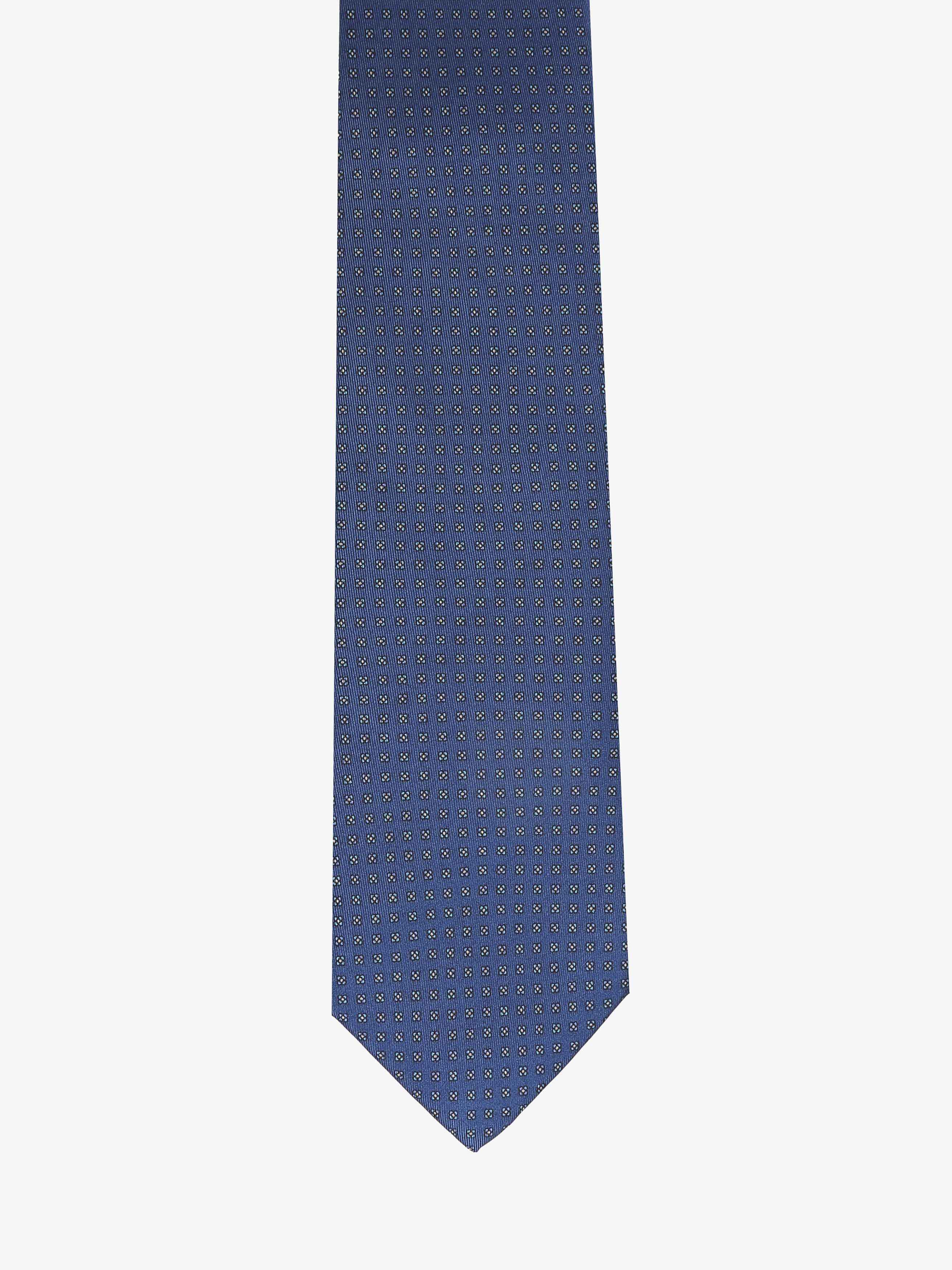 Cravatta con fantasia - Blu - Comella Sartoria