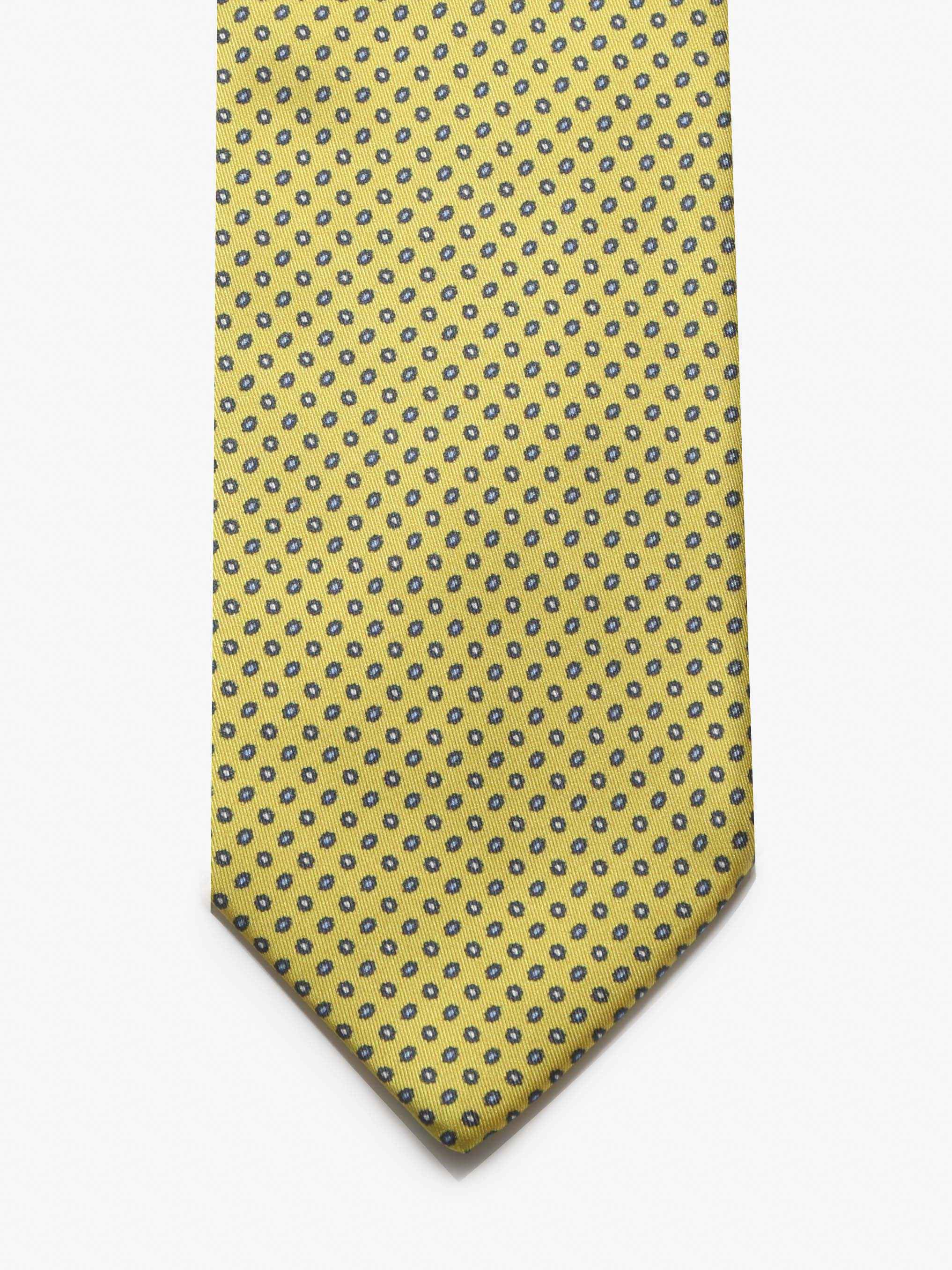 Cravatta con fantasia - Gialla - Comella Sartoria