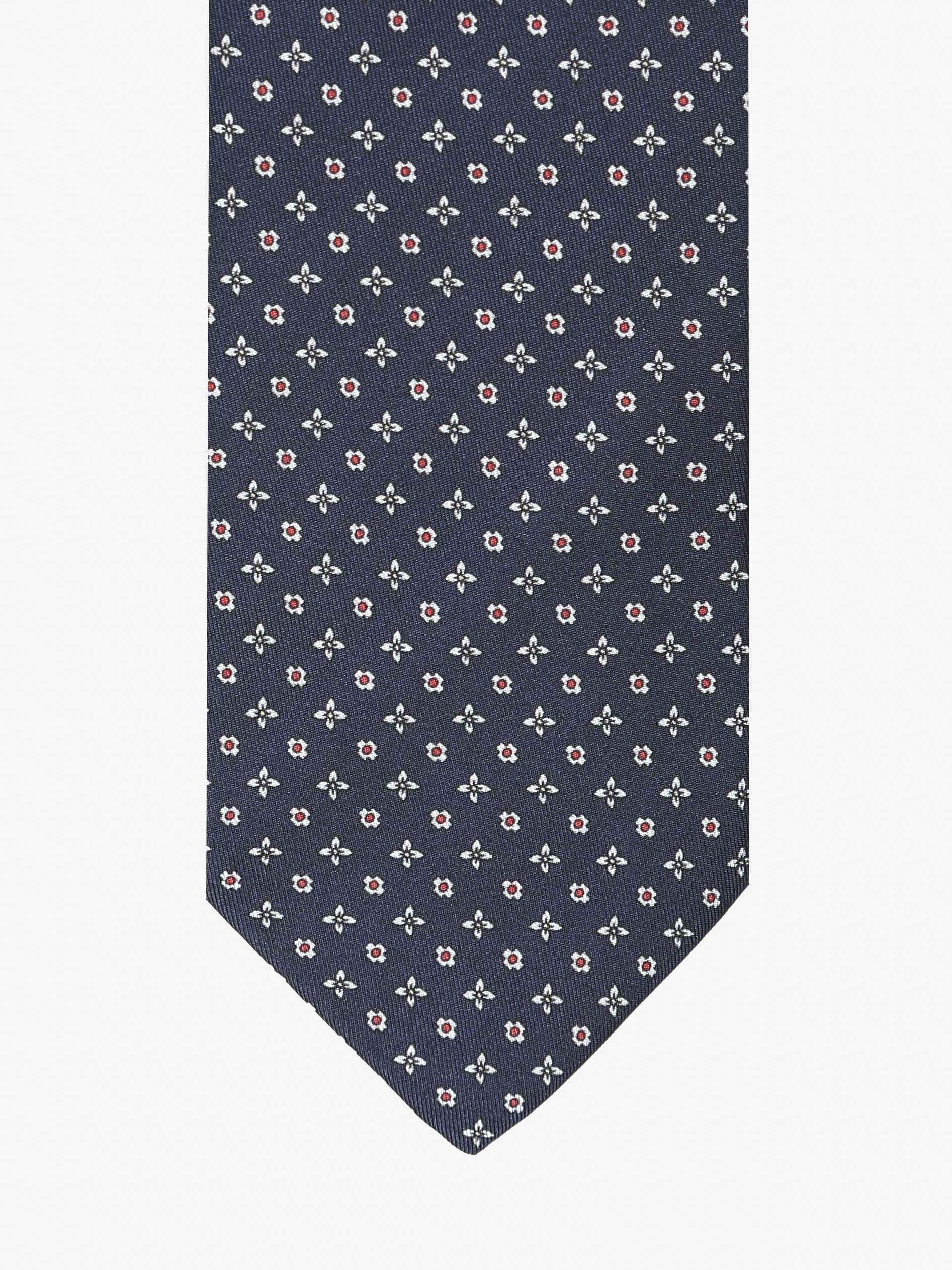 Cravatta con fantasia - Blu - Comella Sartoria