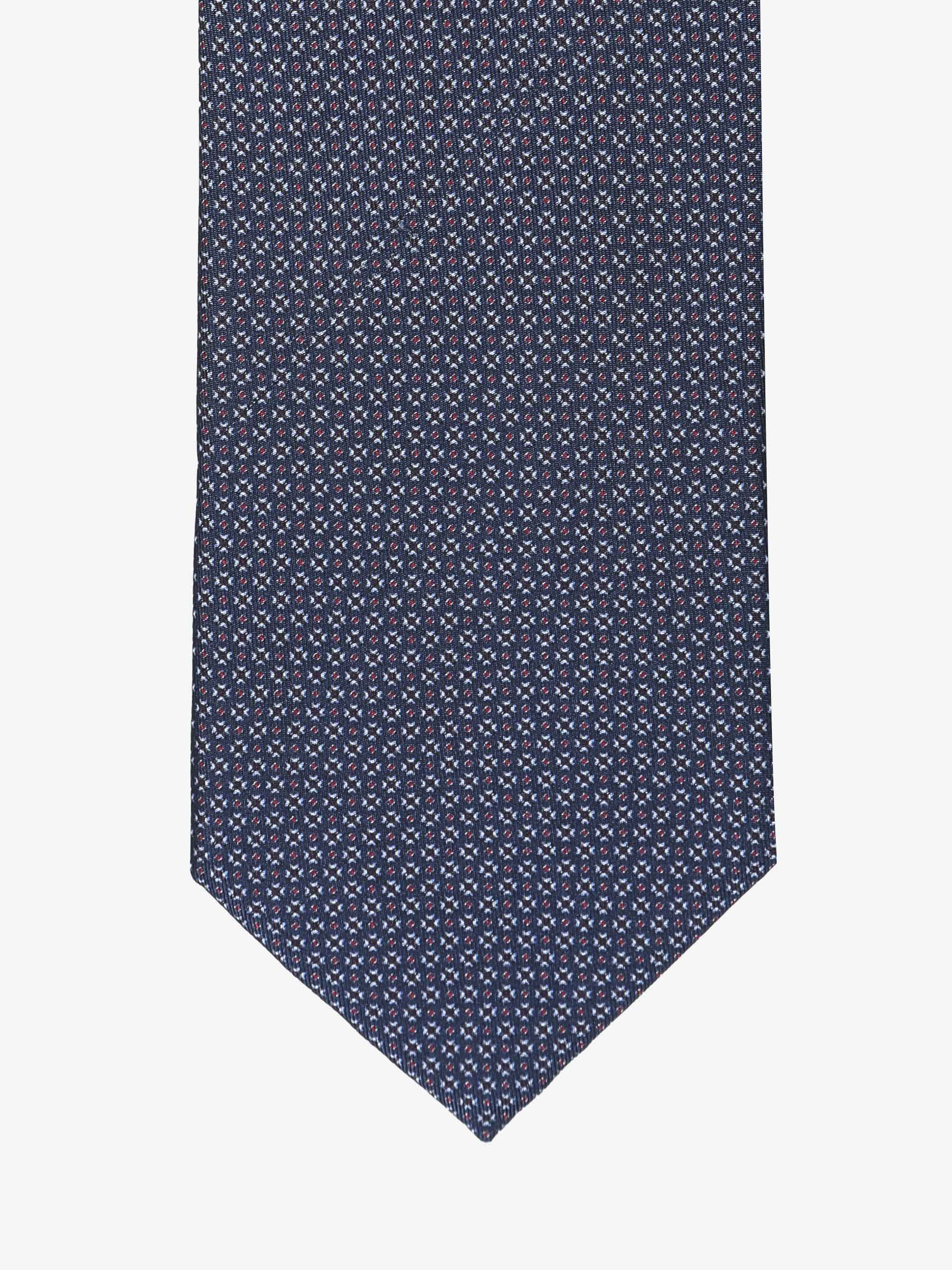 Cravatta con fantasia - Blu - Comella Sartoria