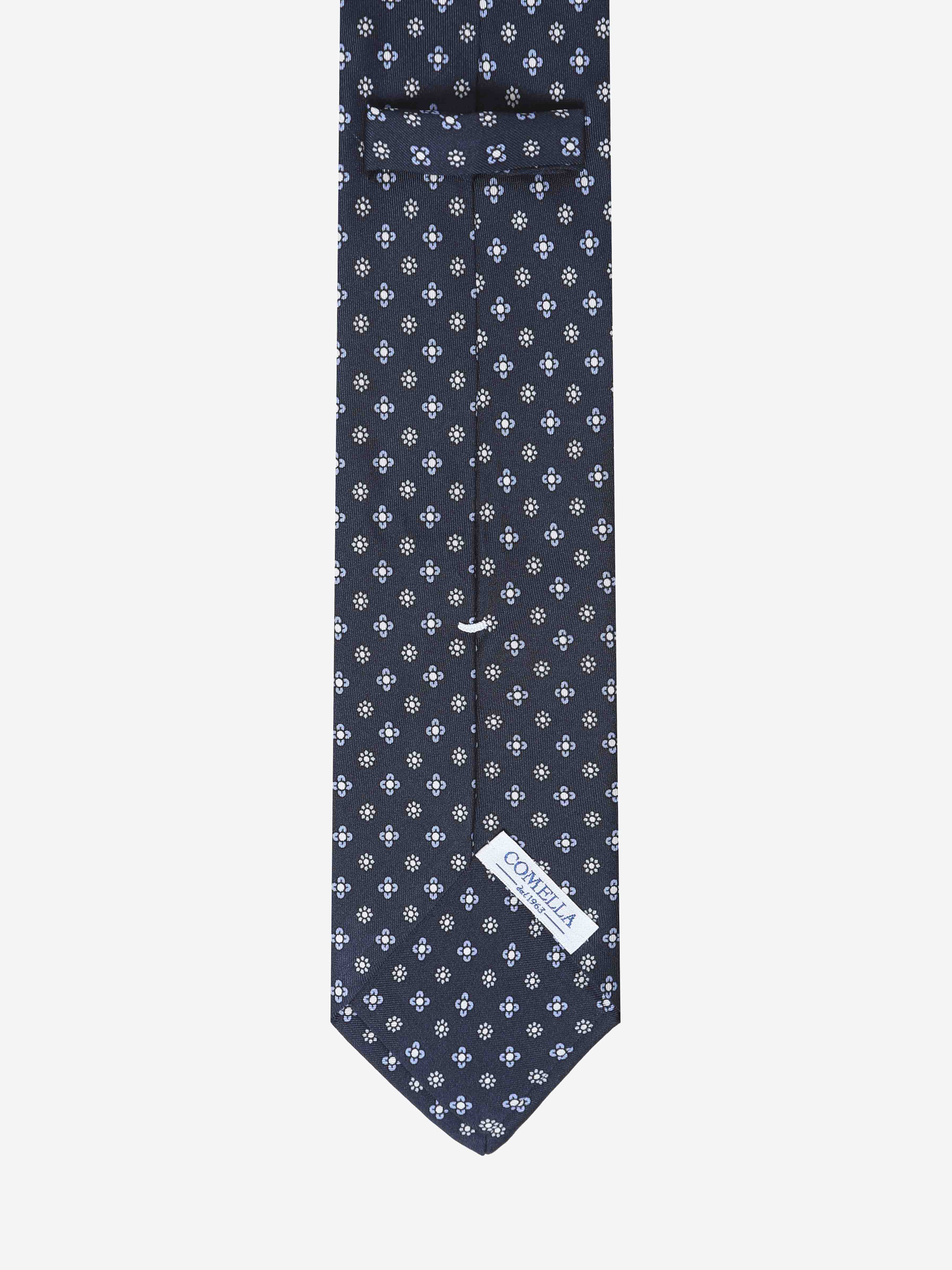 Cravatta con fantasia - Blu Scuro