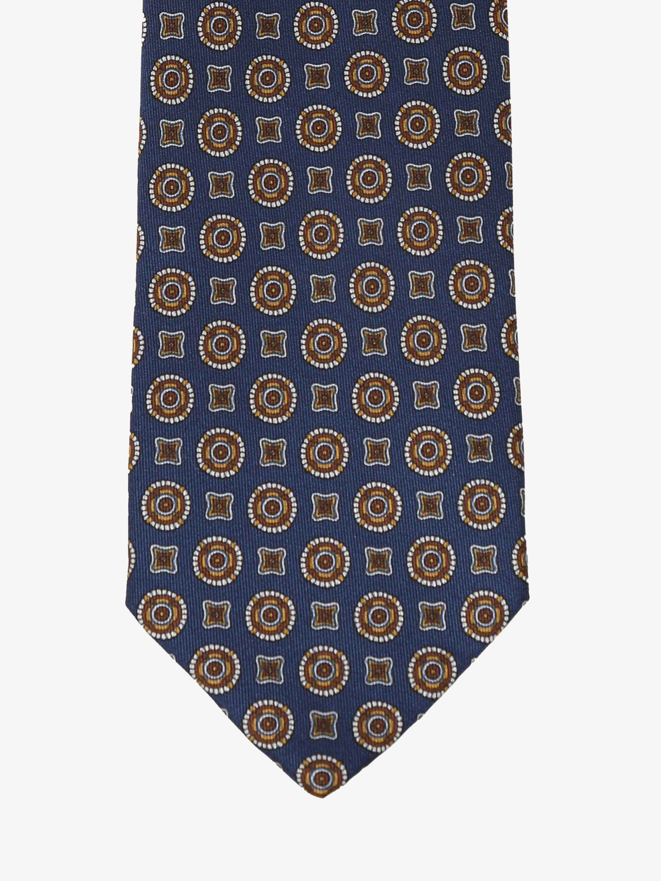 Cravatta con fantasia - Blu - Comella Sartoria