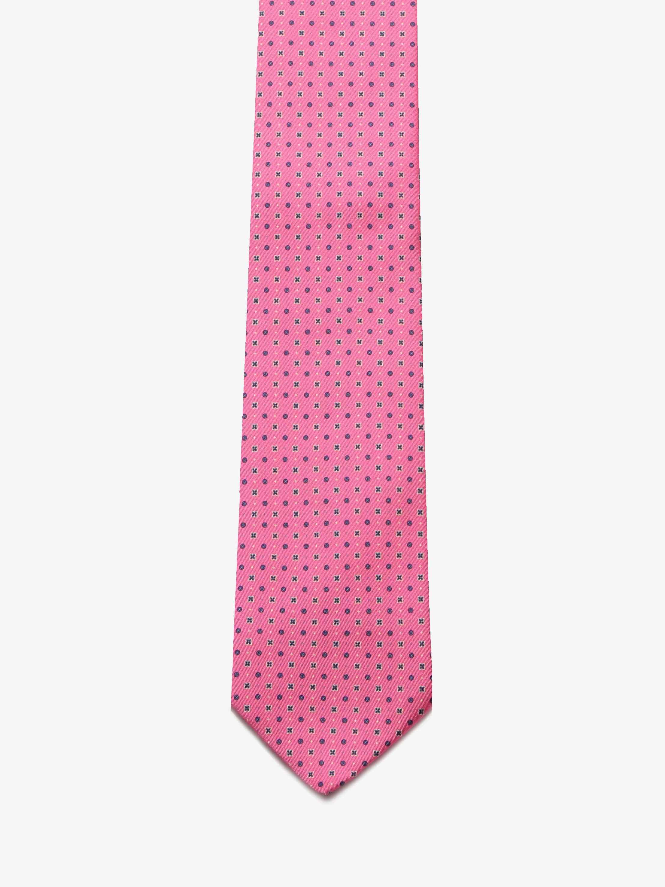 Cravatta con fantasia - Rosa - Comella Sartoria