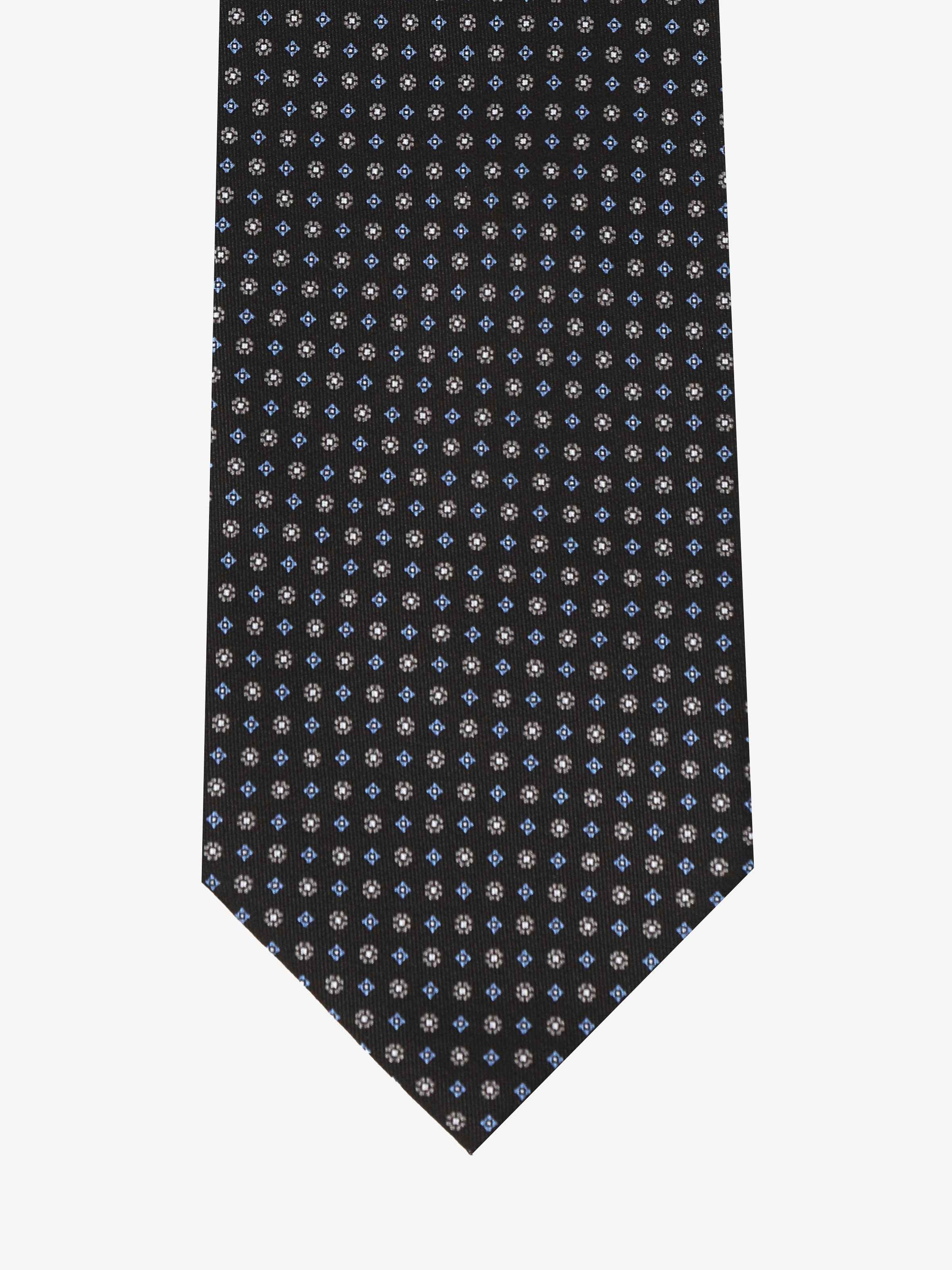 Cravatta con fantasia - Blu Scuro - Comella Sartoria