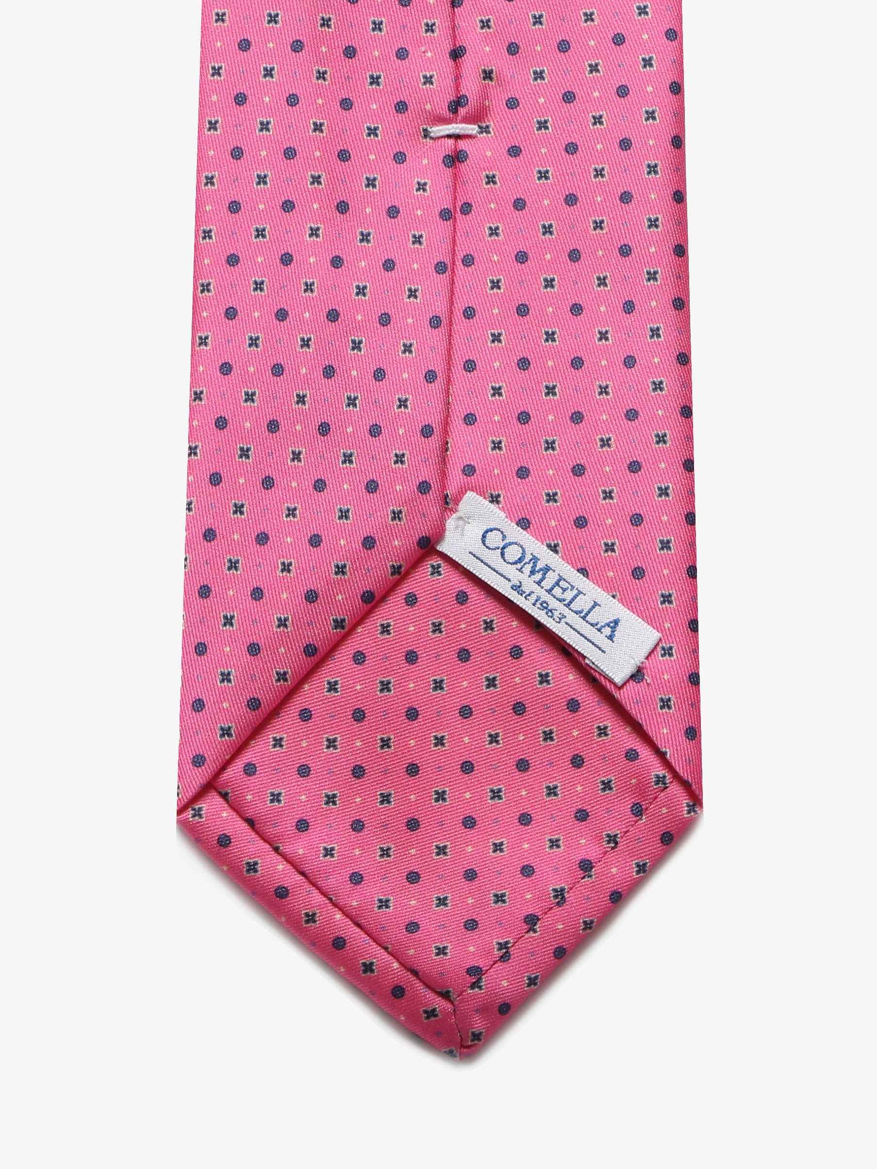 Cravatta con fantasia - Rosa - Comella Sartoria