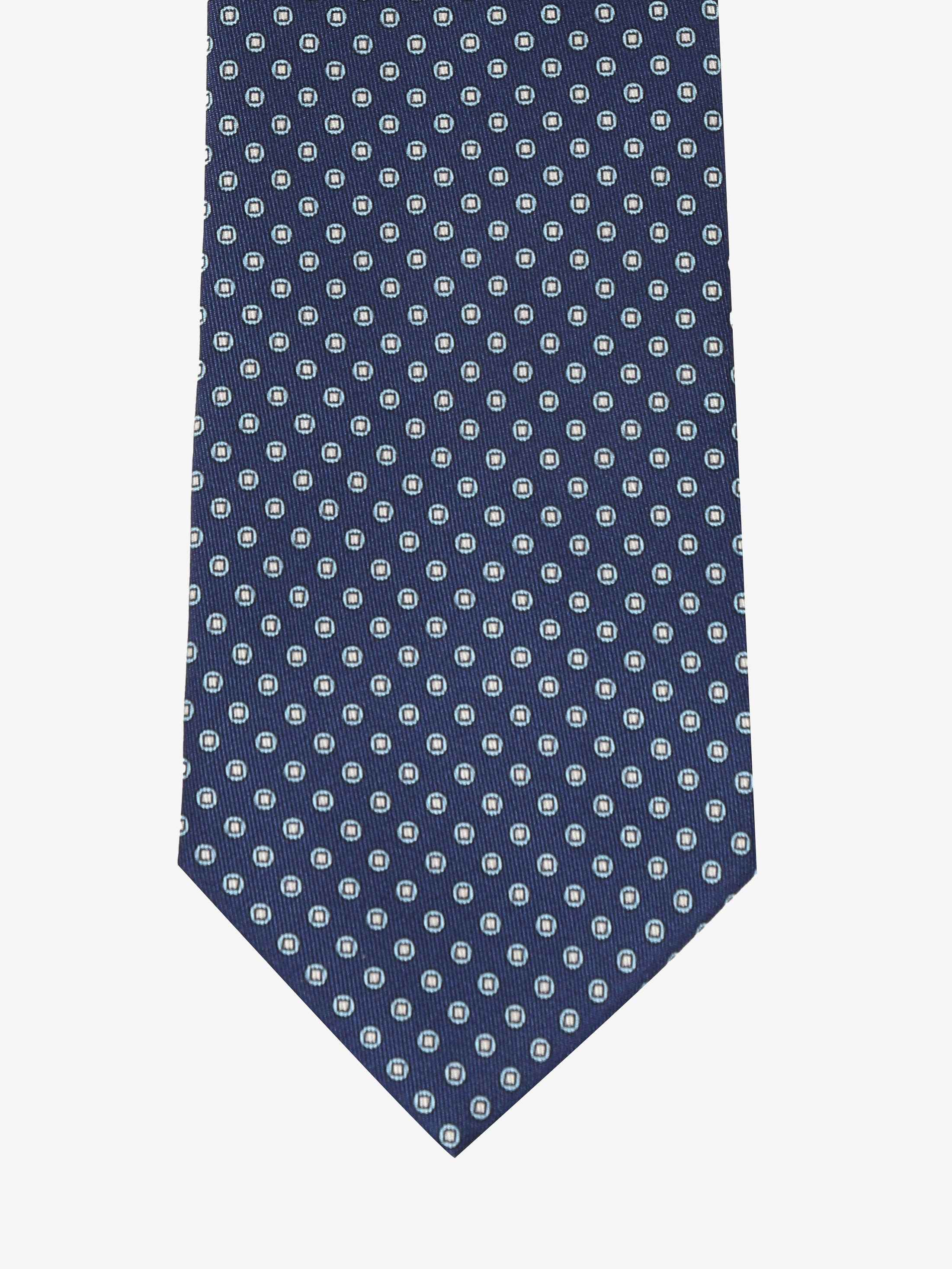 Cravatta con fantasia - Blu - Comella Sartoria