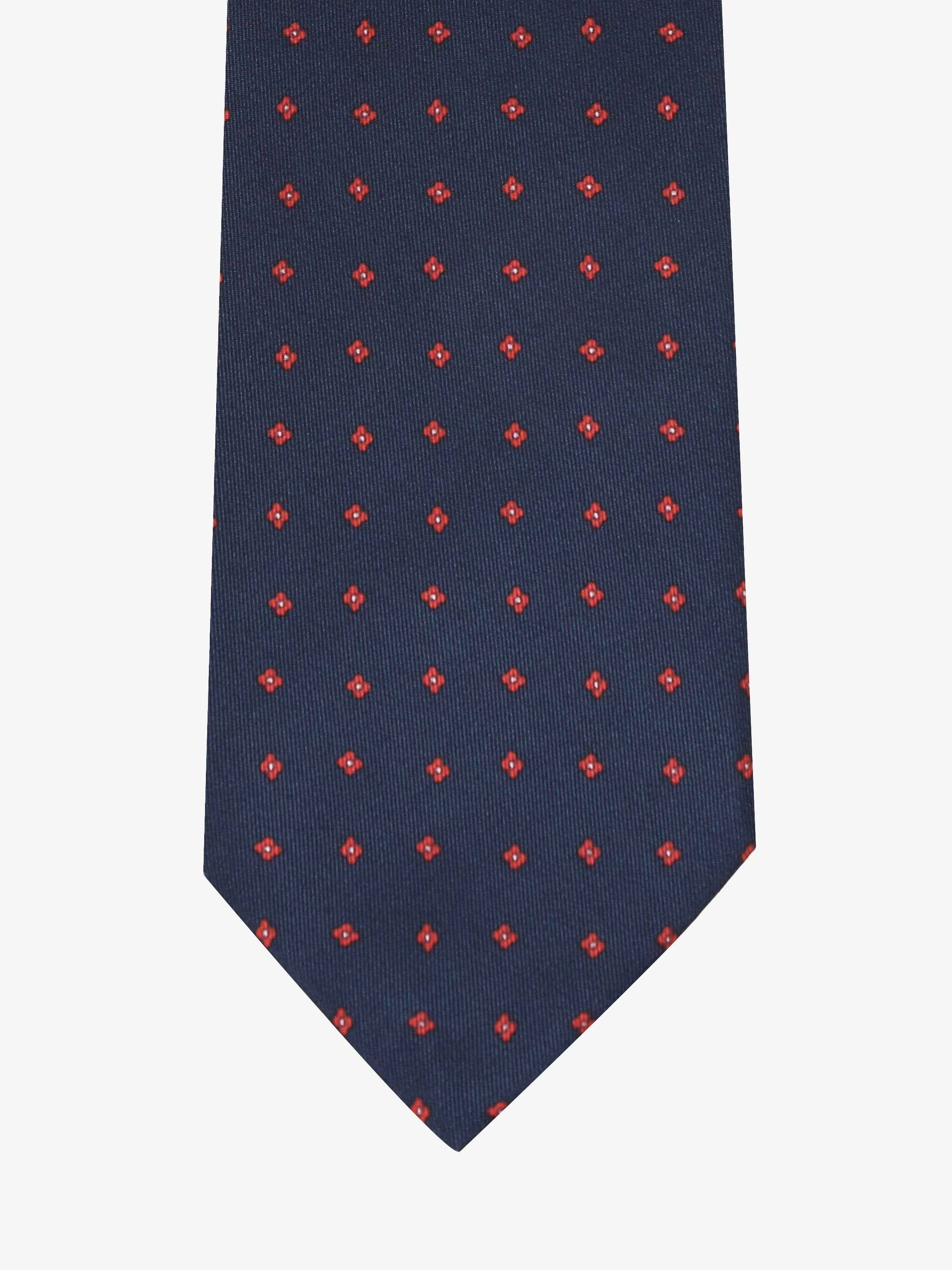 Cravatta con fantasia - Blu - Comella Sartoria