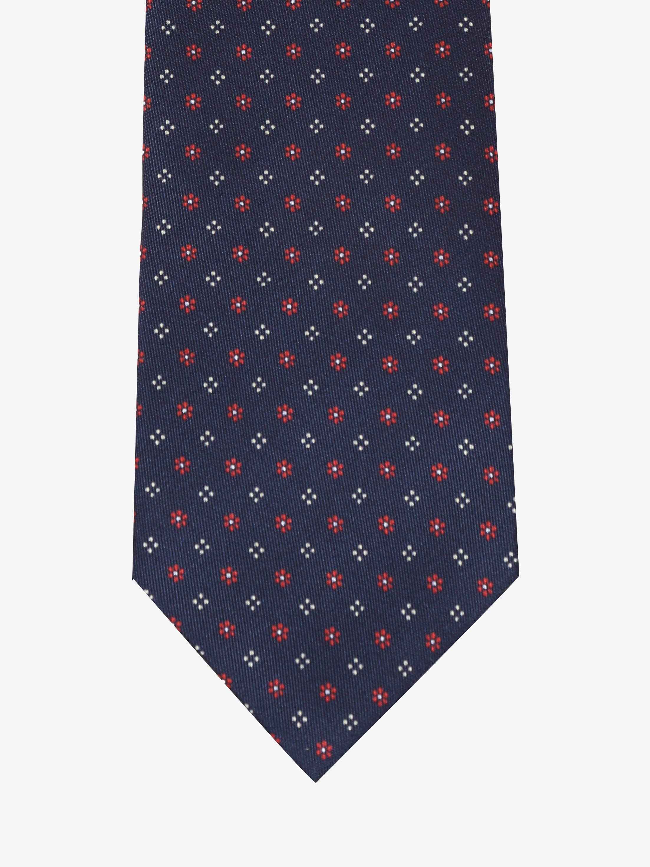 Cravatta con fantasia - Blu - Comella Sartoria