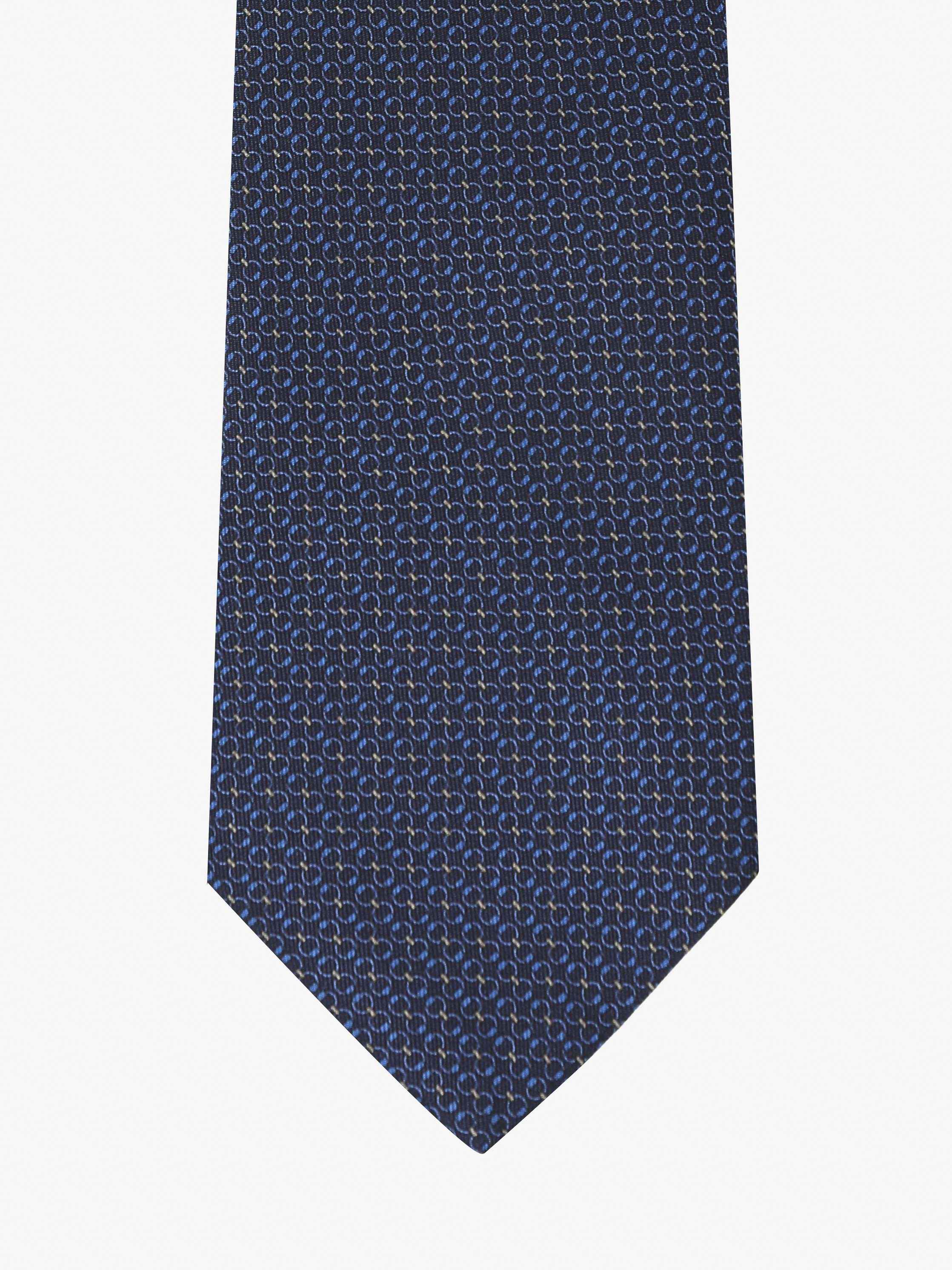 Cravatta con fantasia - Blu - Comella Sartoria