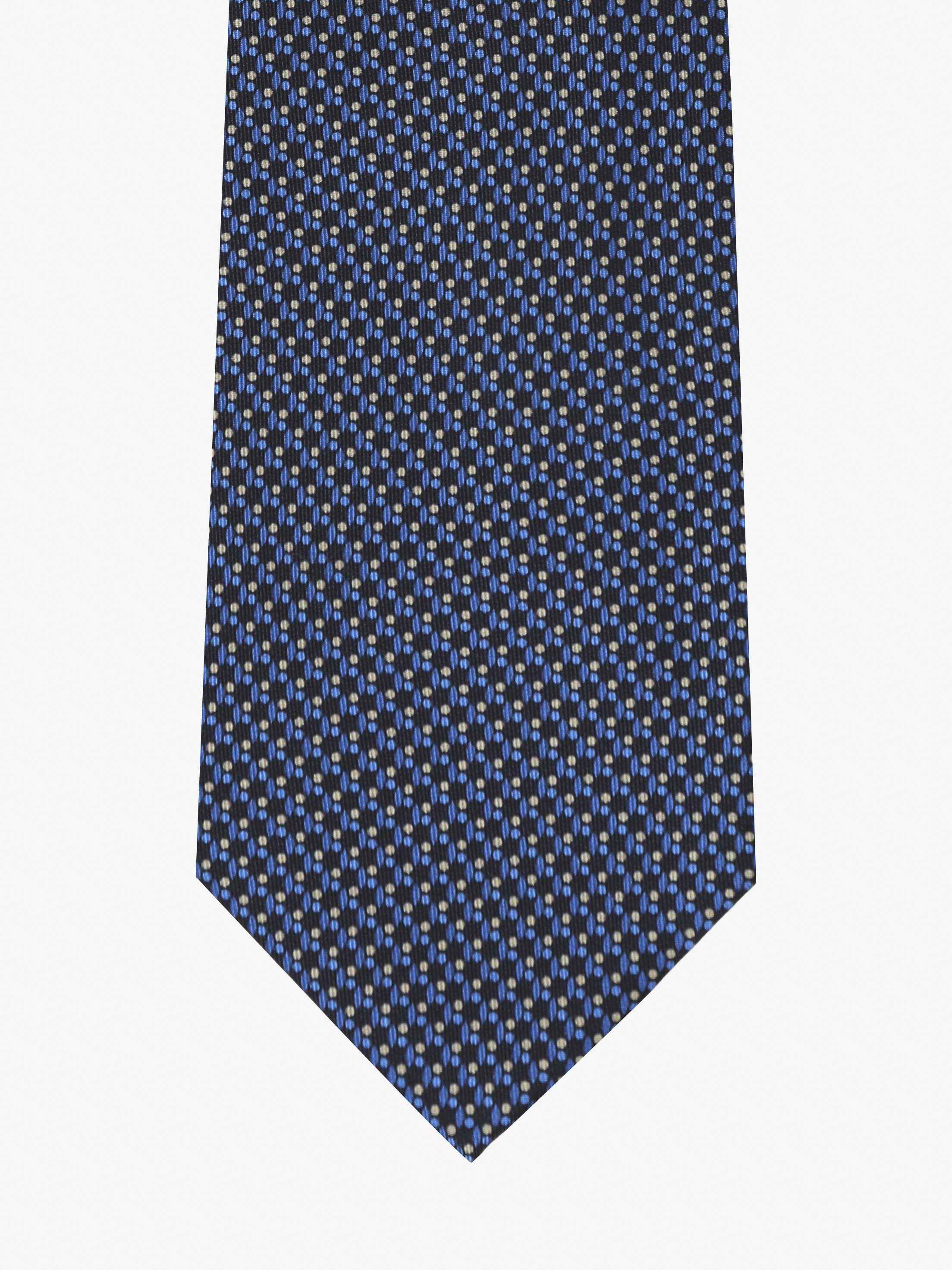 Cravatta con fantasia - Blu - Comella Sartoria