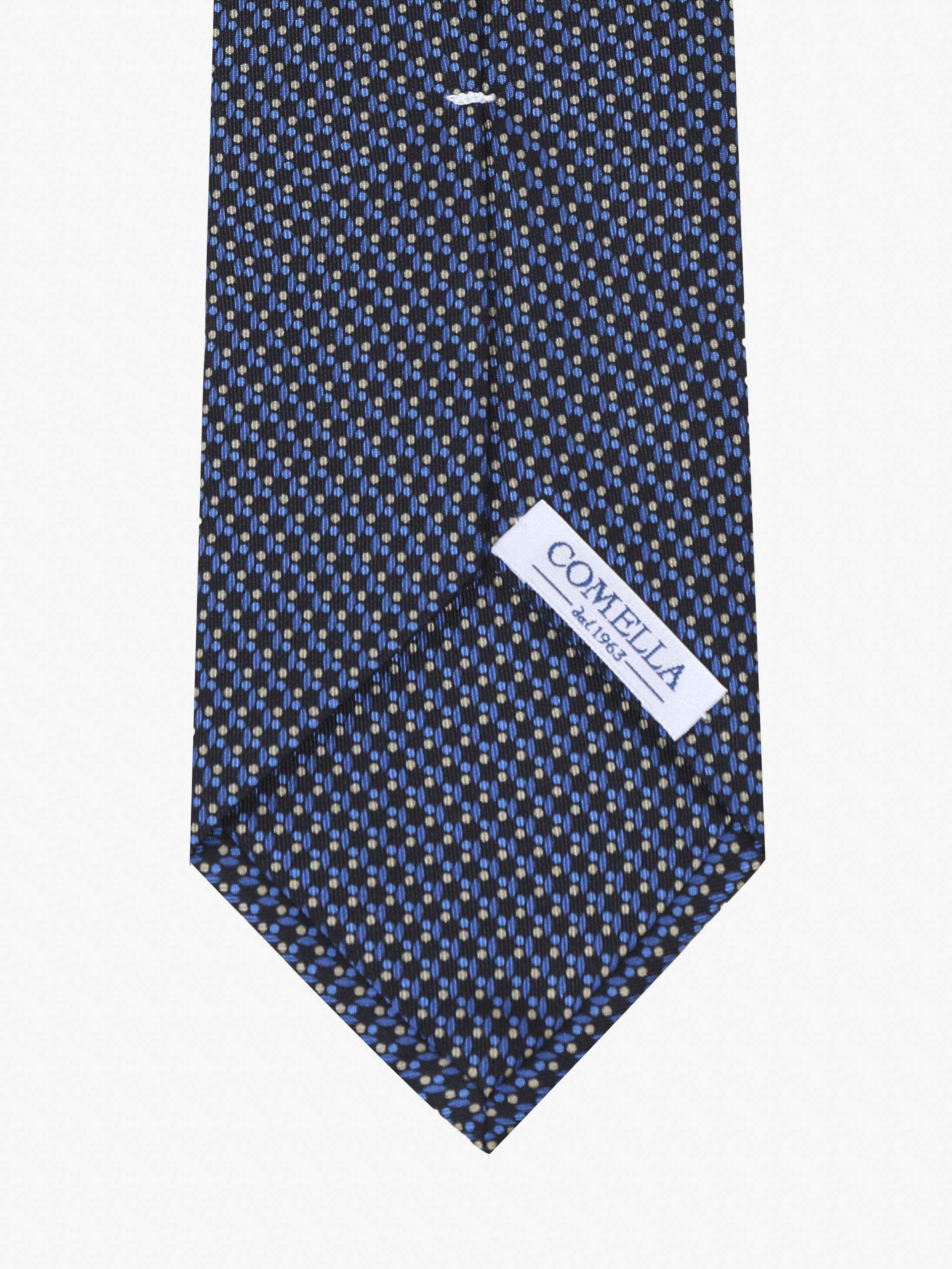 Cravatta con fantasia - Blu - Comella Sartoria