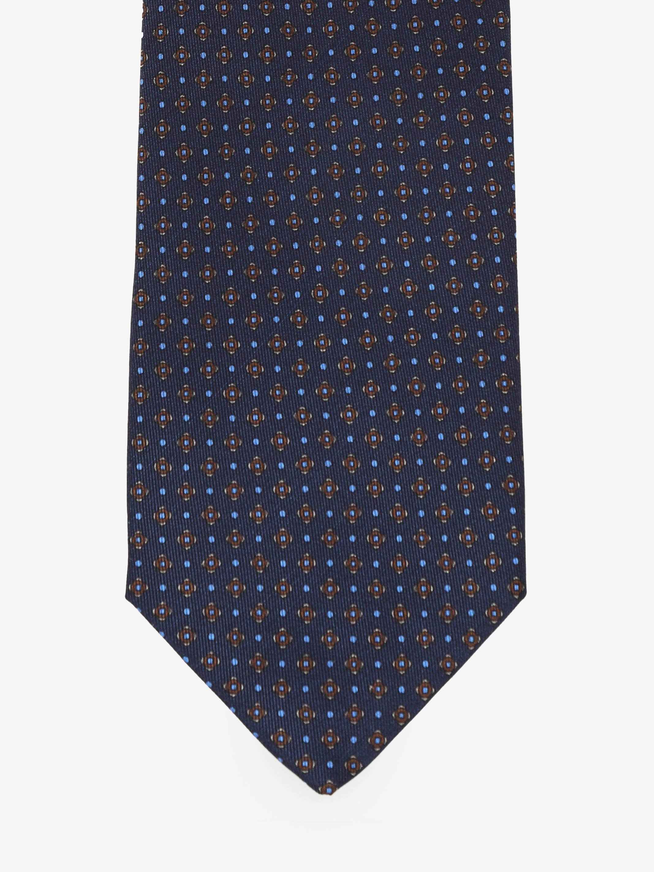 Cravatta con fantasia - Blu