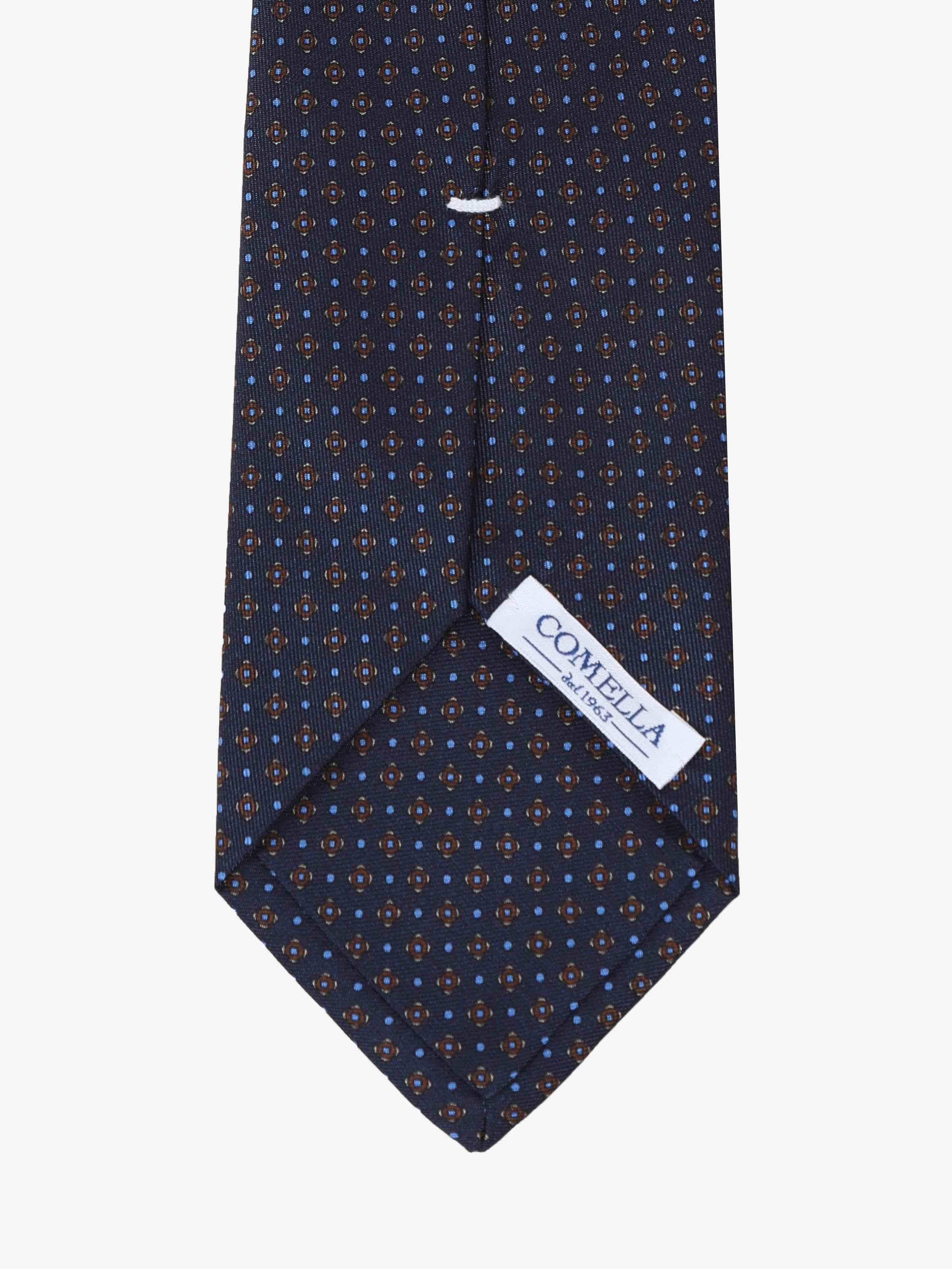 Cravatta con fantasia - Blu