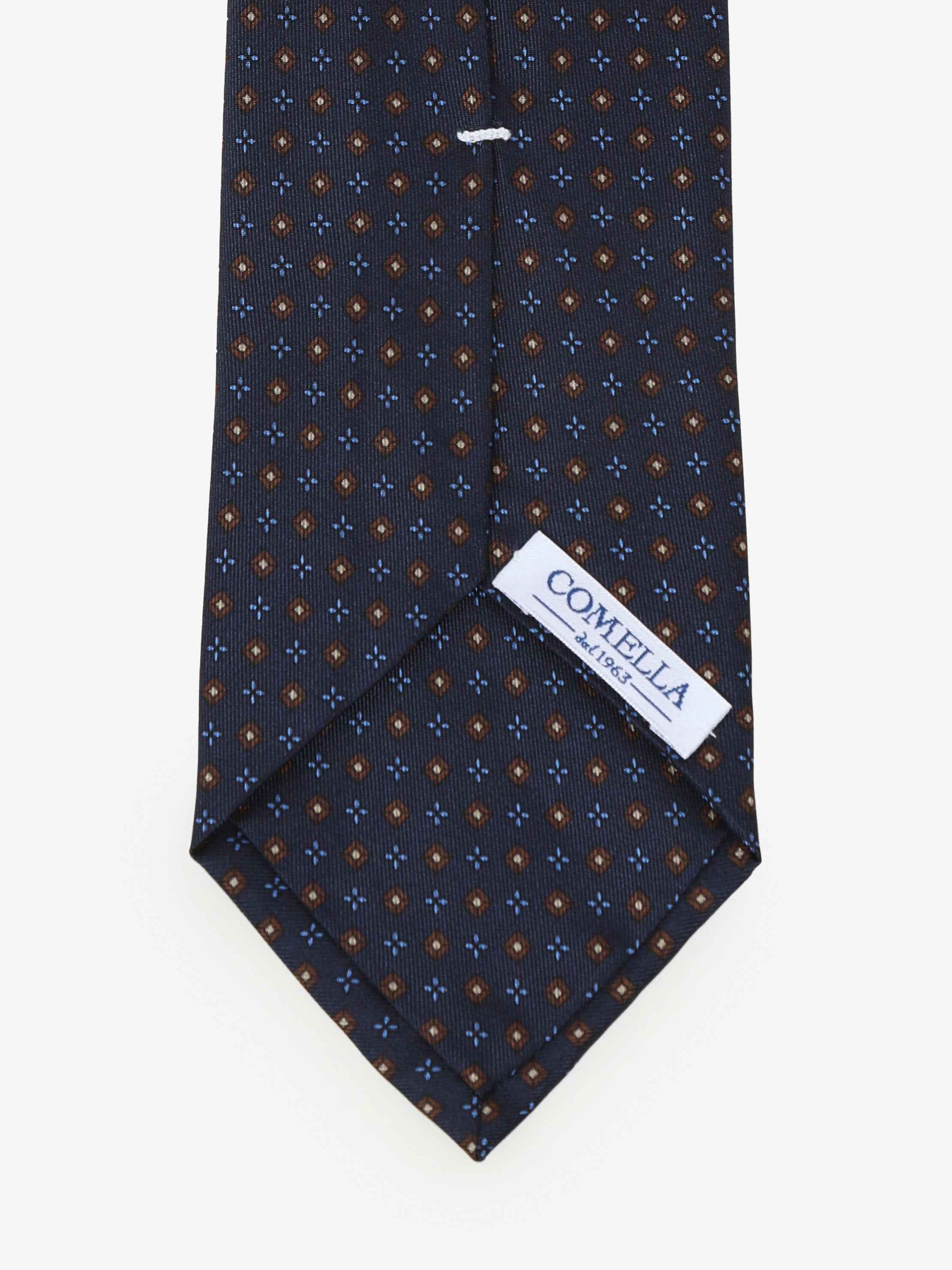 Cravatta con fantasia - Blu
