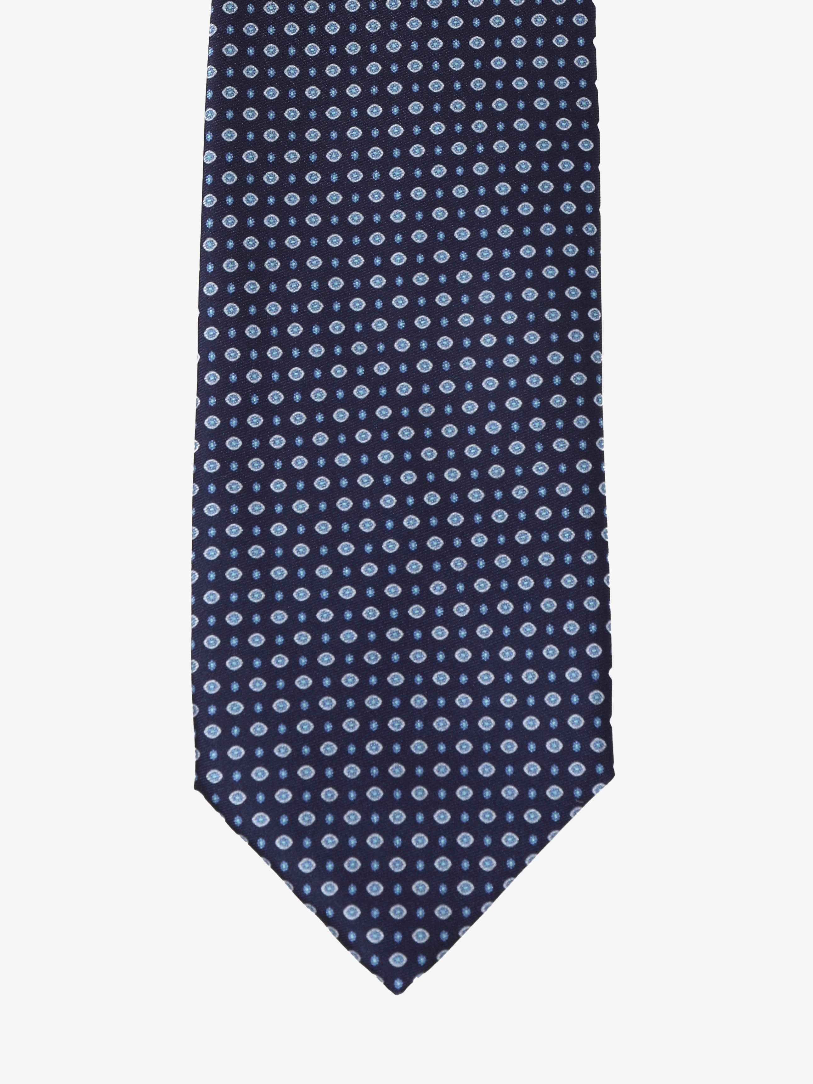 Cravatta con fantasia - Blu