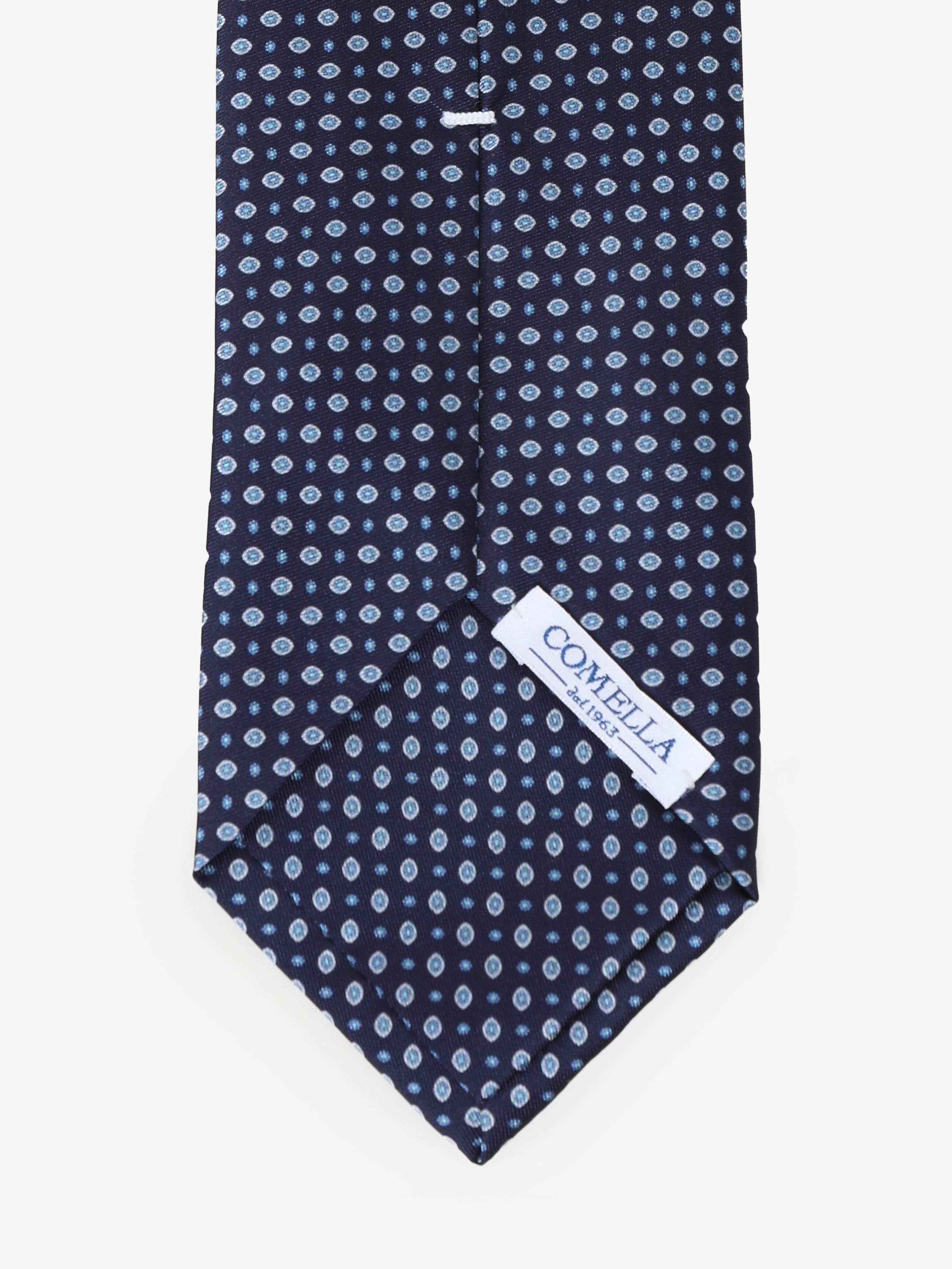 Cravatta con fantasia - Blu