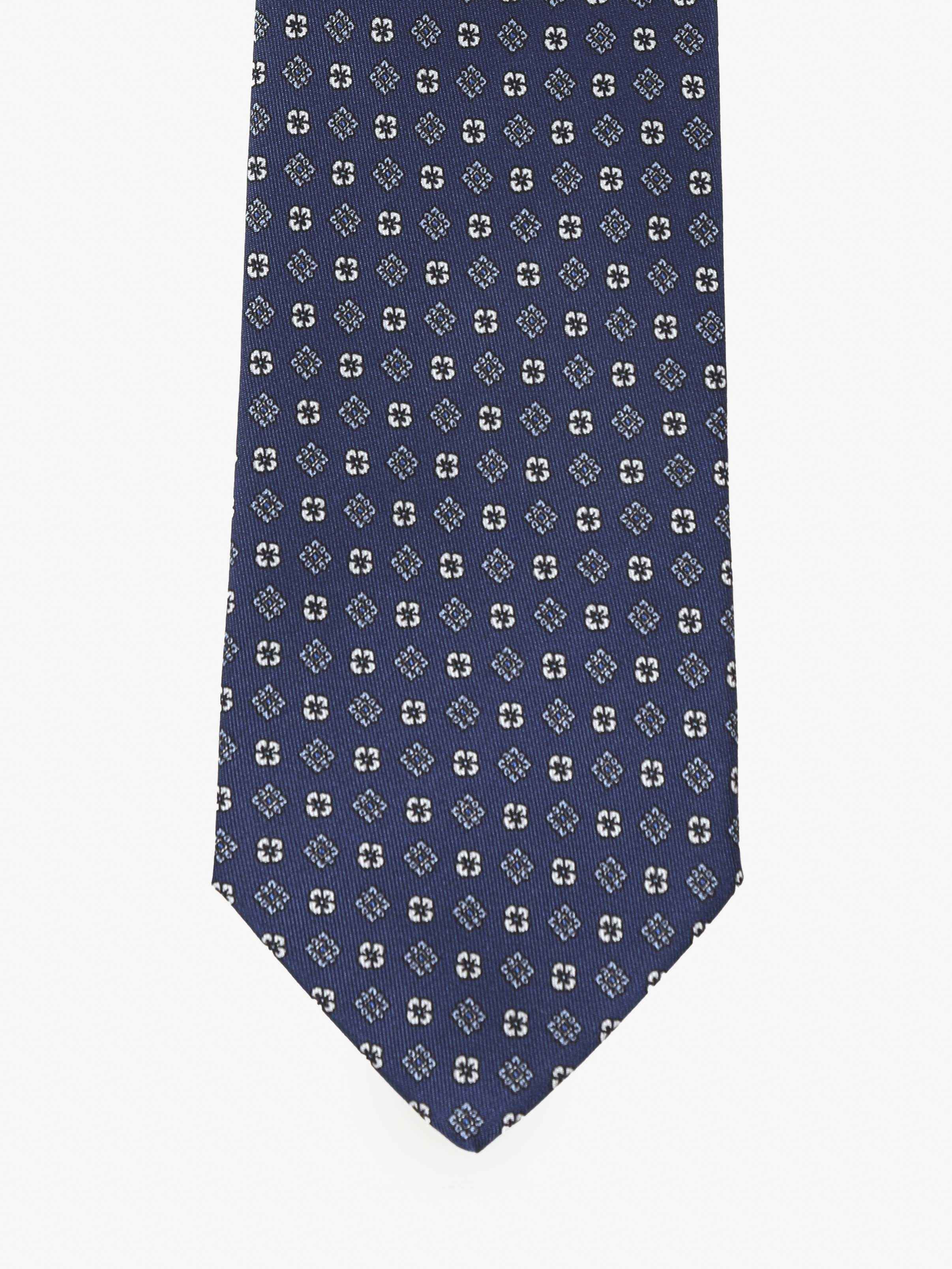 Cravatta con fantasia - Blu