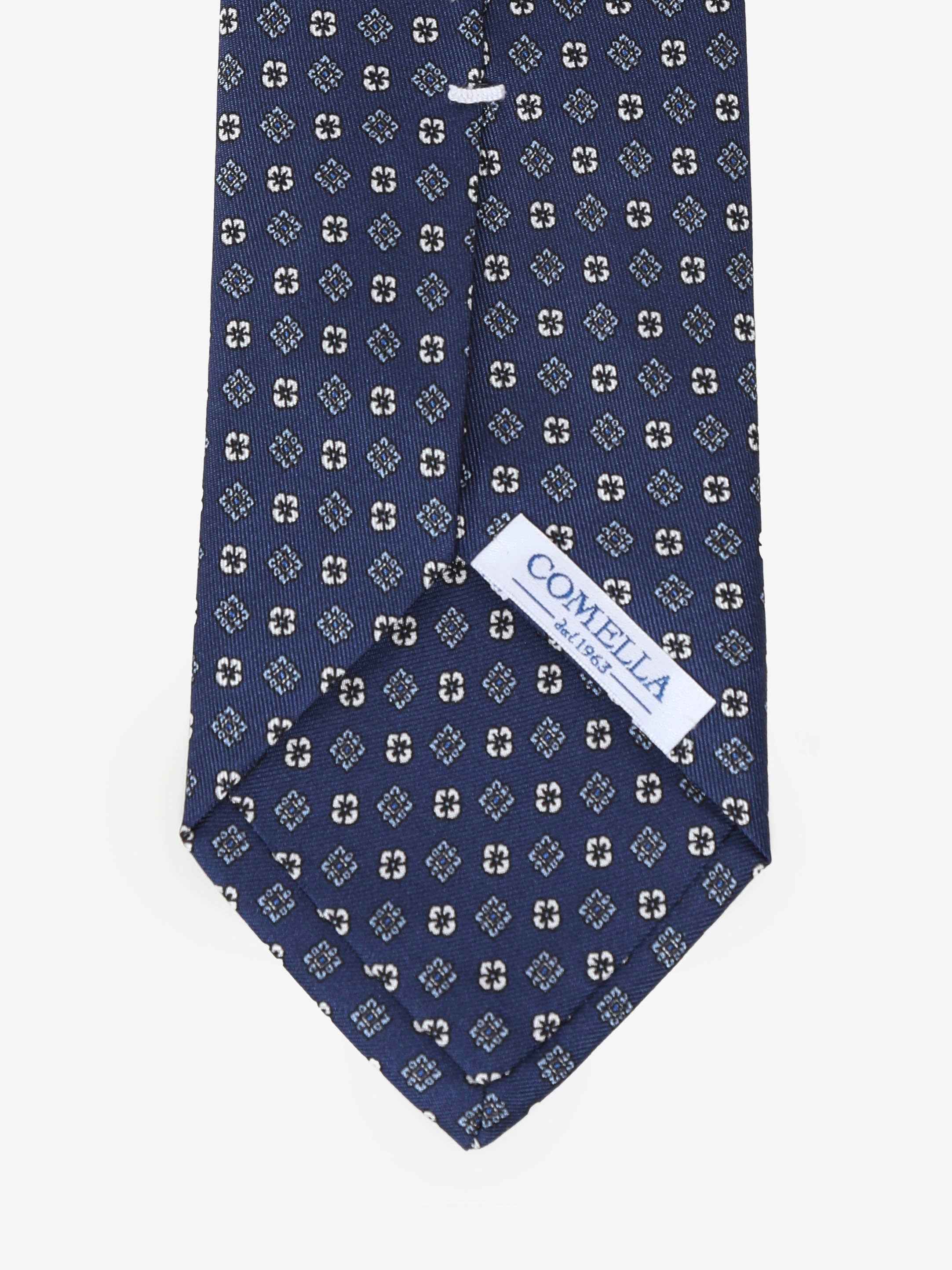 Cravatta con fantasia - Blu