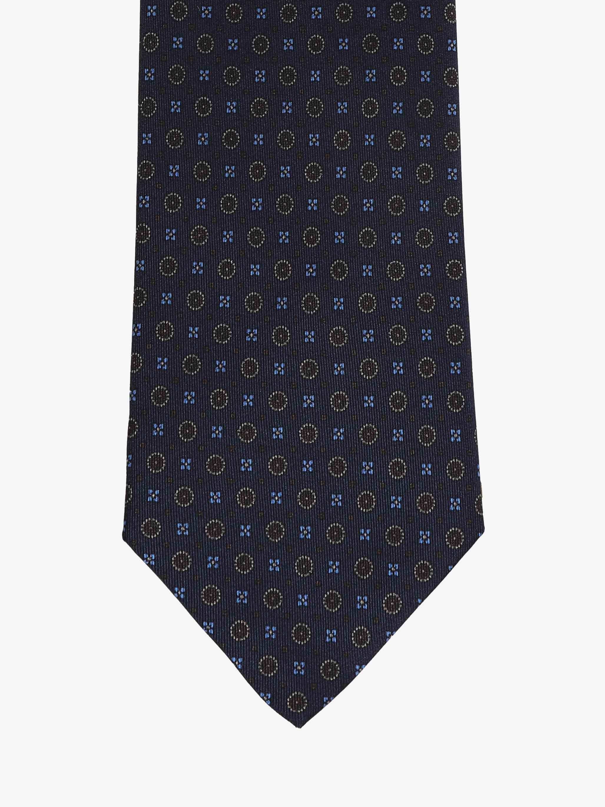 Cravatta con fantasia - Blu