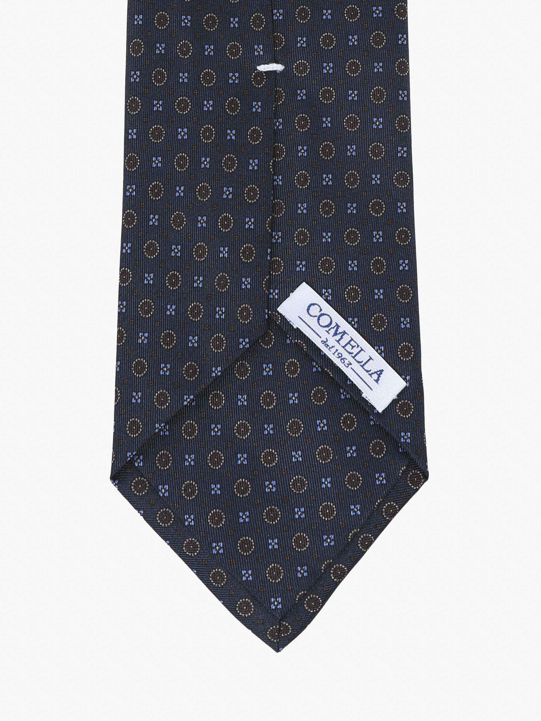 Cravatta con fantasia - Blu