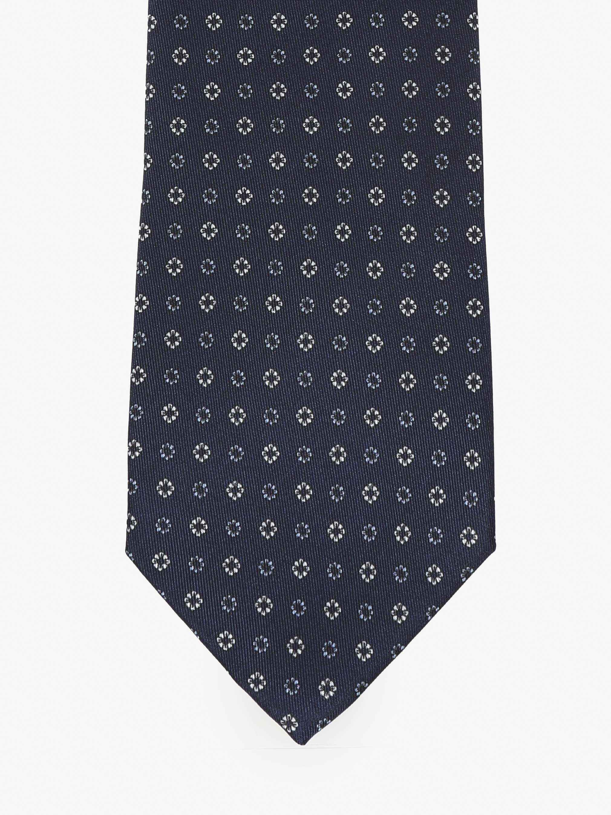 Cravatta con fantasia - Blu