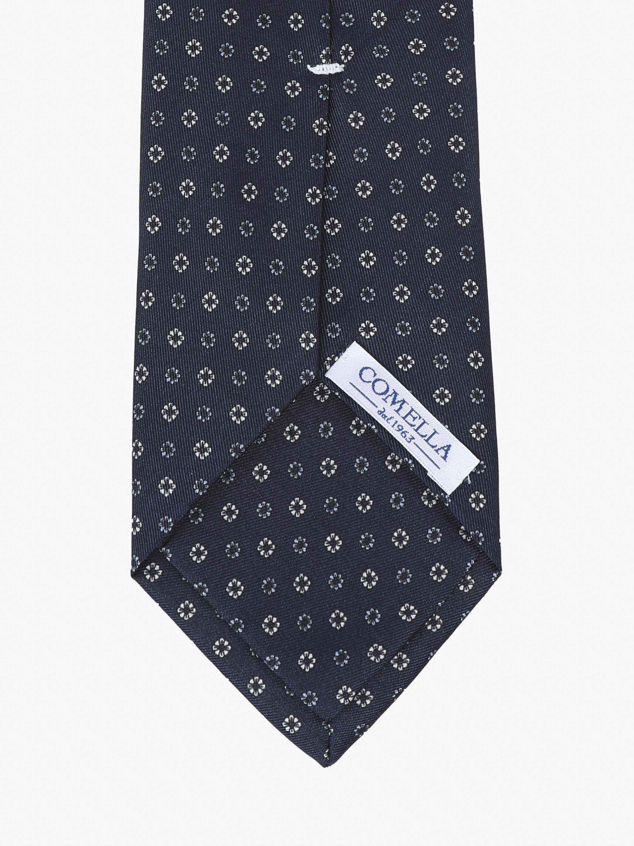 Cravatta con fantasia - Blu
