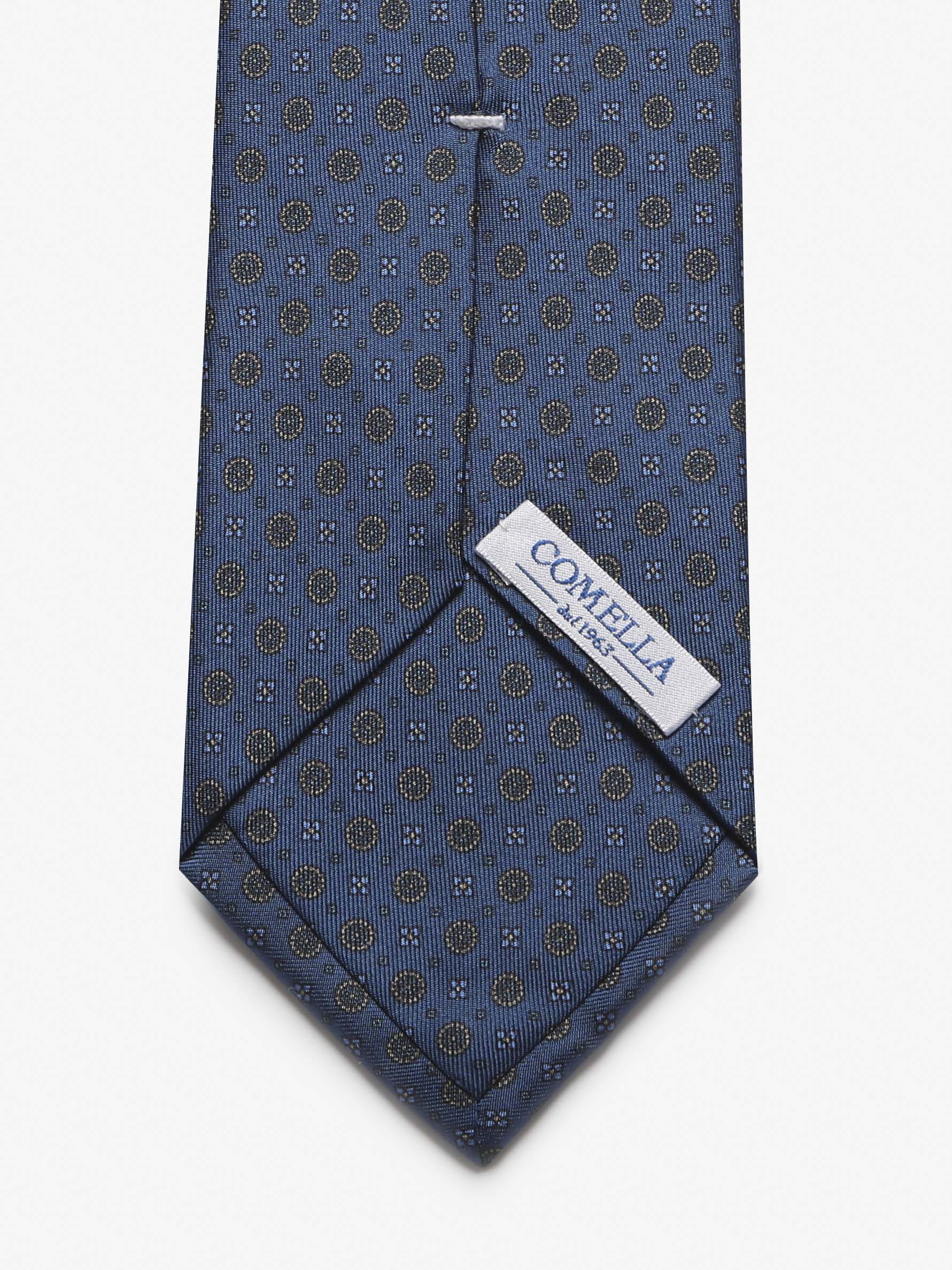 Cravatta con fantasia - Blu