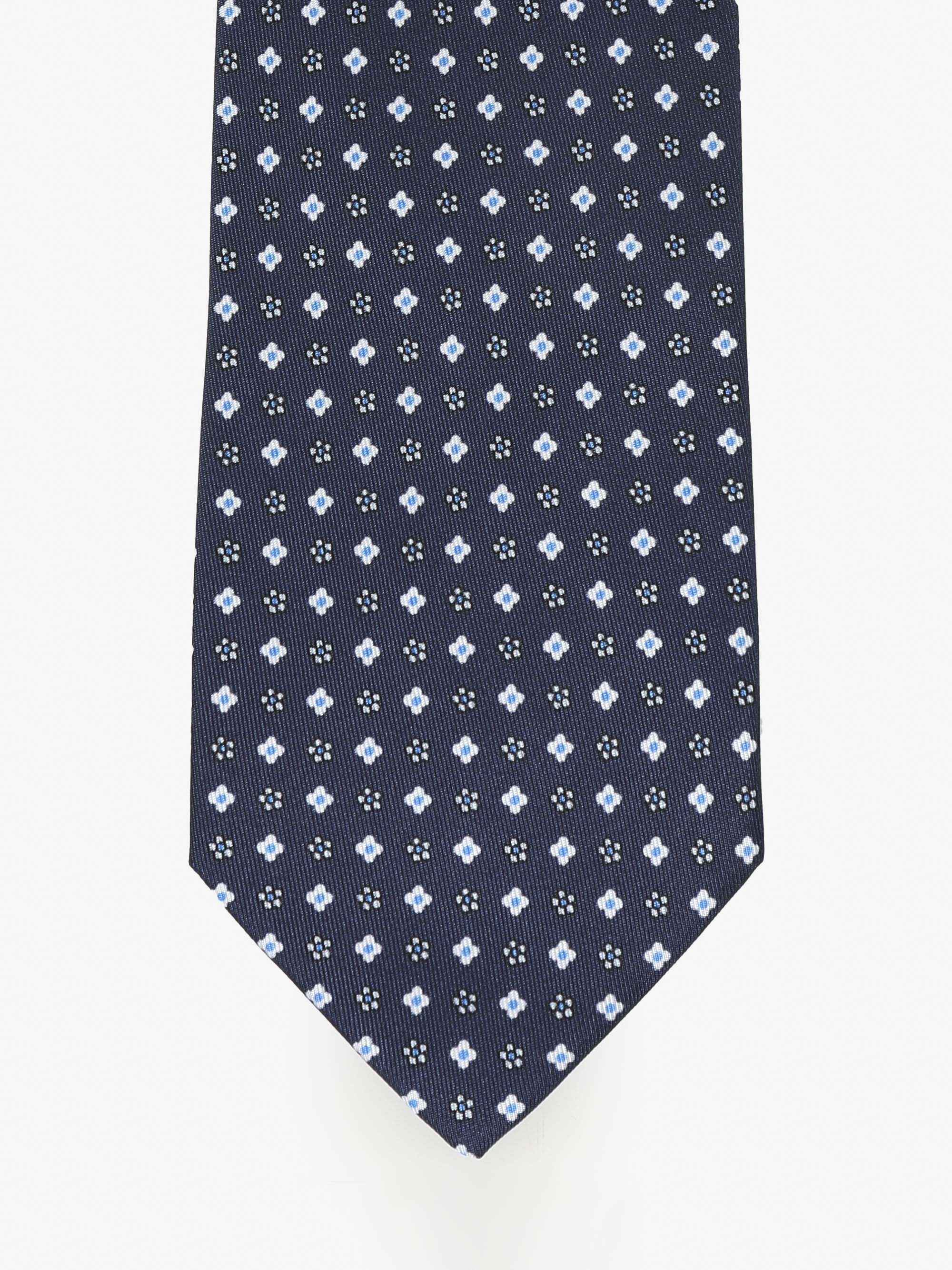 Cravatta con fantasia - Blu