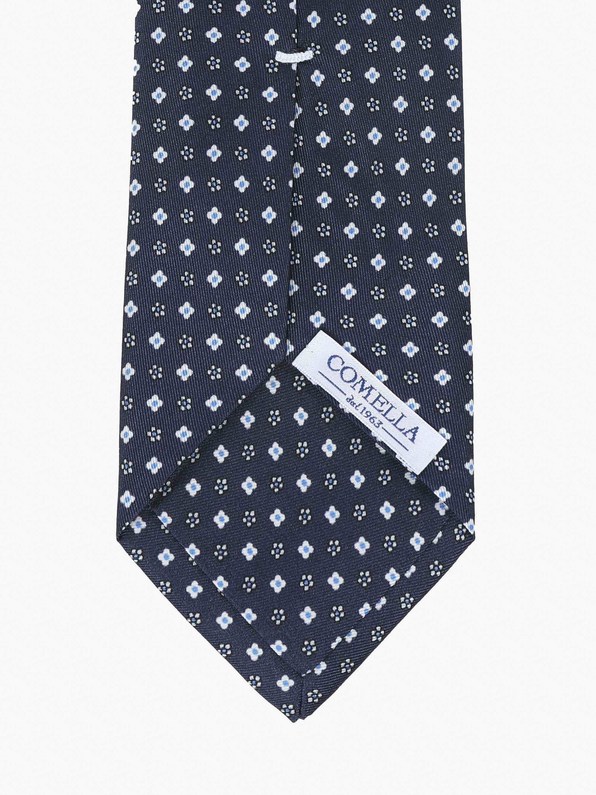 Cravatta con fantasia - Blu
