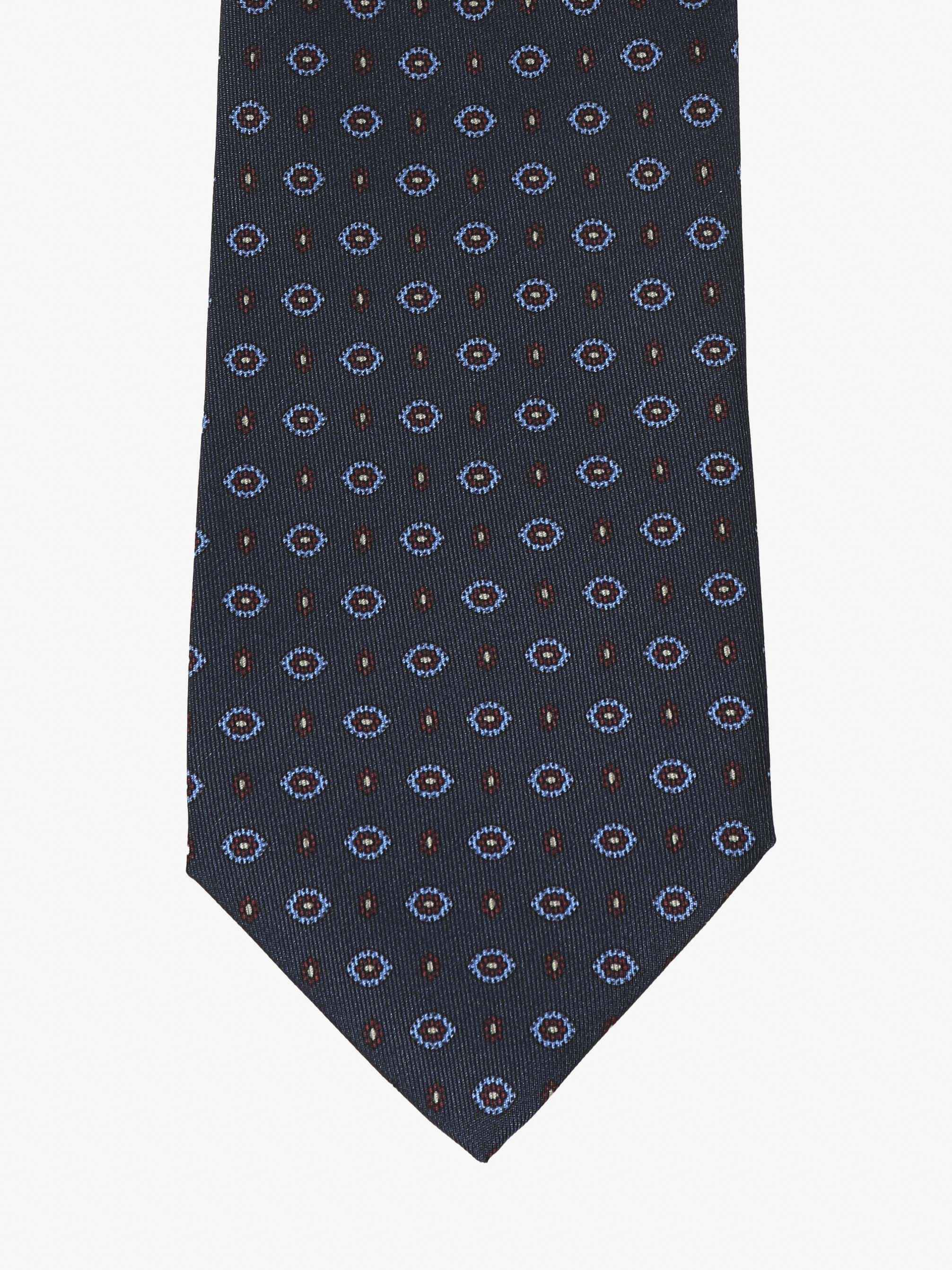 Cravatta con fantasia - Blu