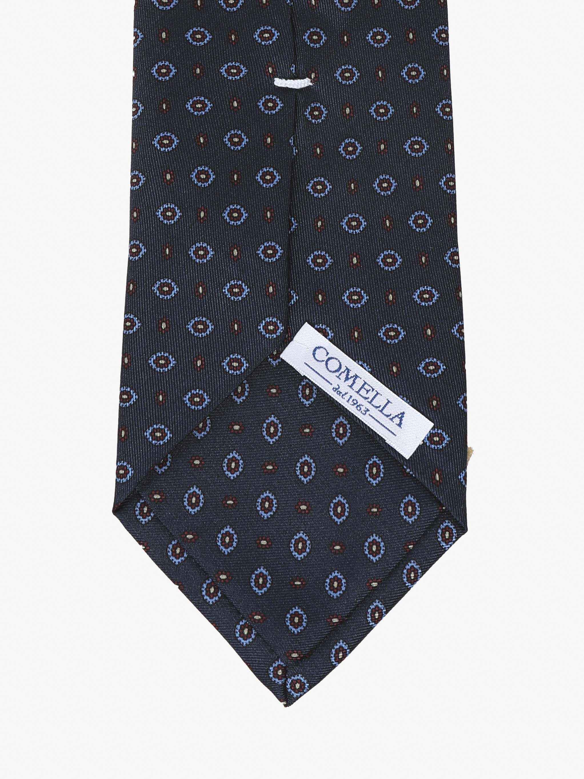 Cravatta con fantasia - Blu